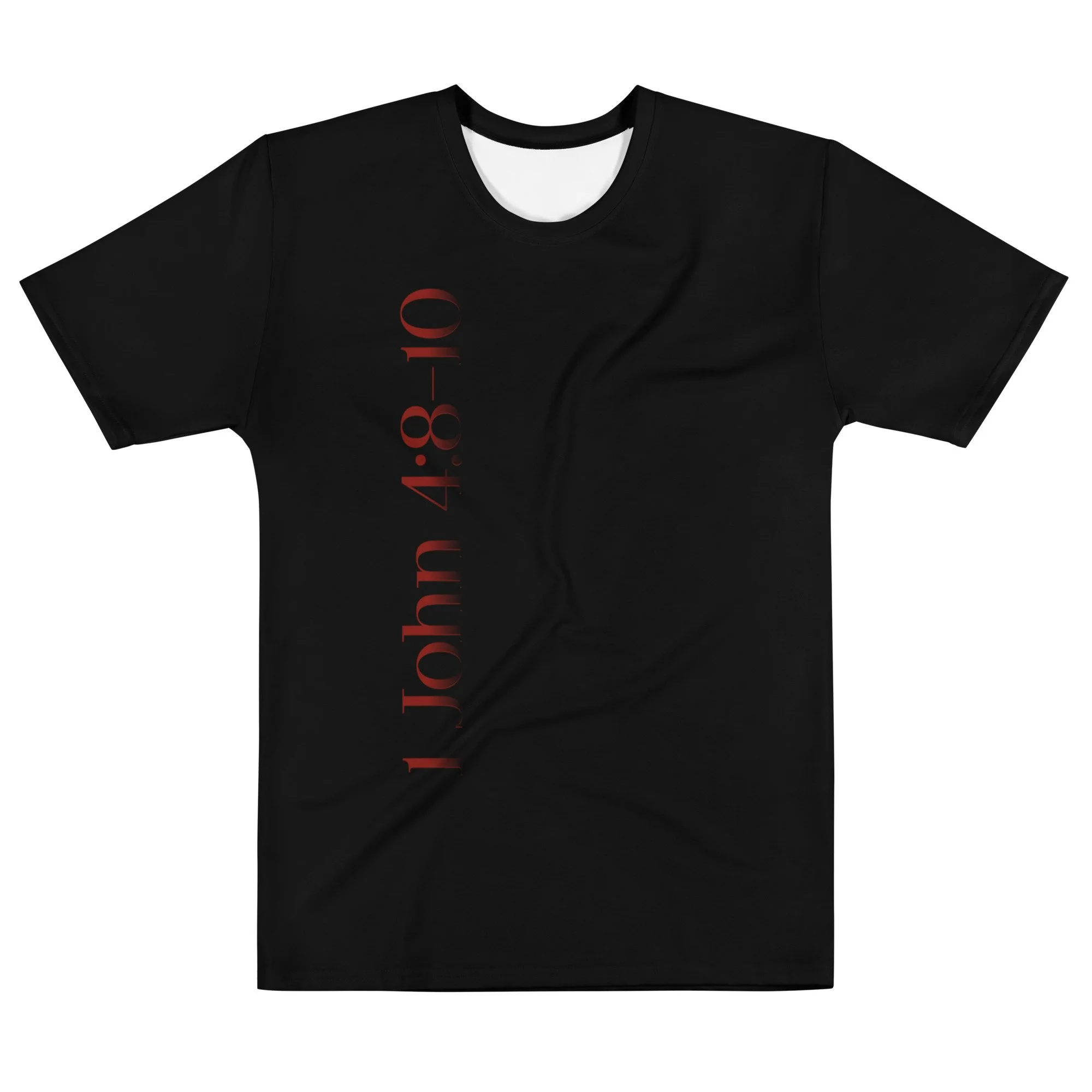 Unisex Cotton Crew Neck T-shirt | God is Love (Full Print)