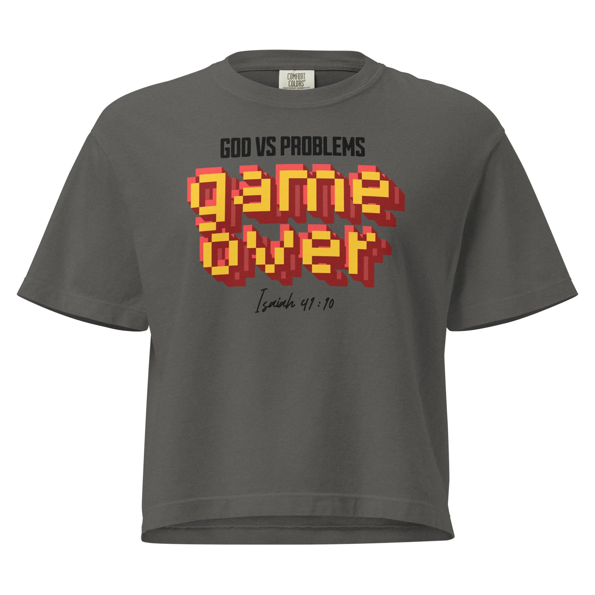 Women's Heavyweight Boxy T-shirt | Comfort Colors | Game Over