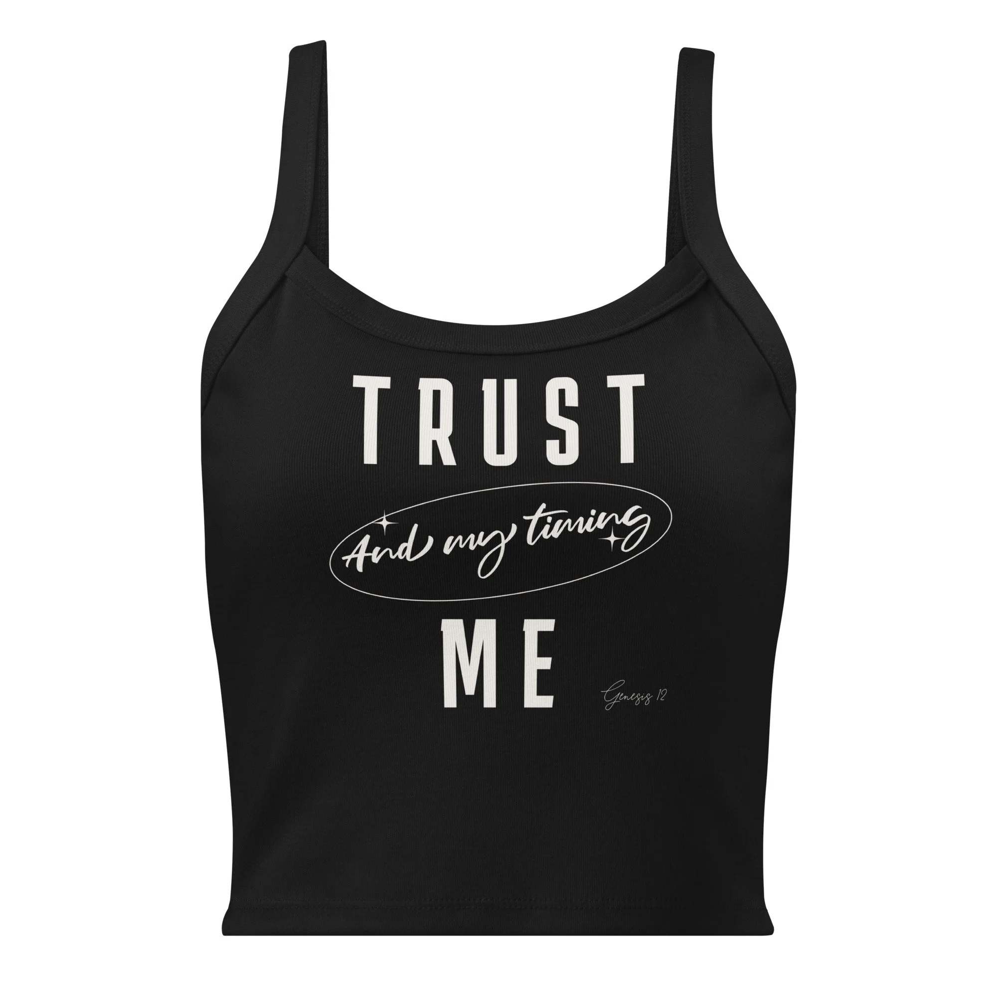 Women's Micro-rib Tank Top | Bella + Canvas | Trust Me