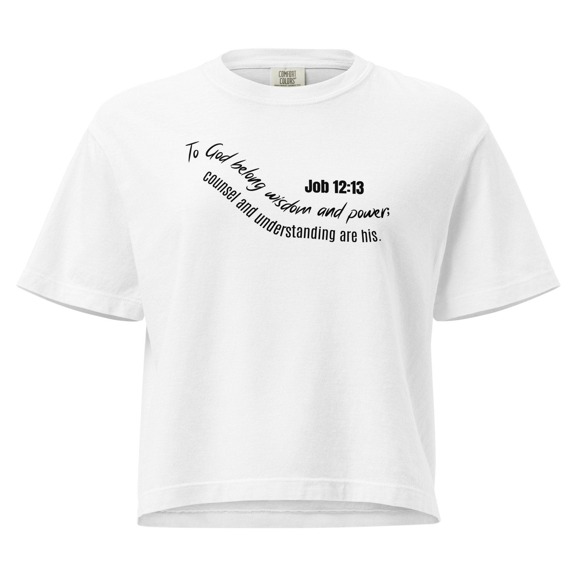 Women's Heavyweight Boxy T-shirt | Comfort Colors | He is God