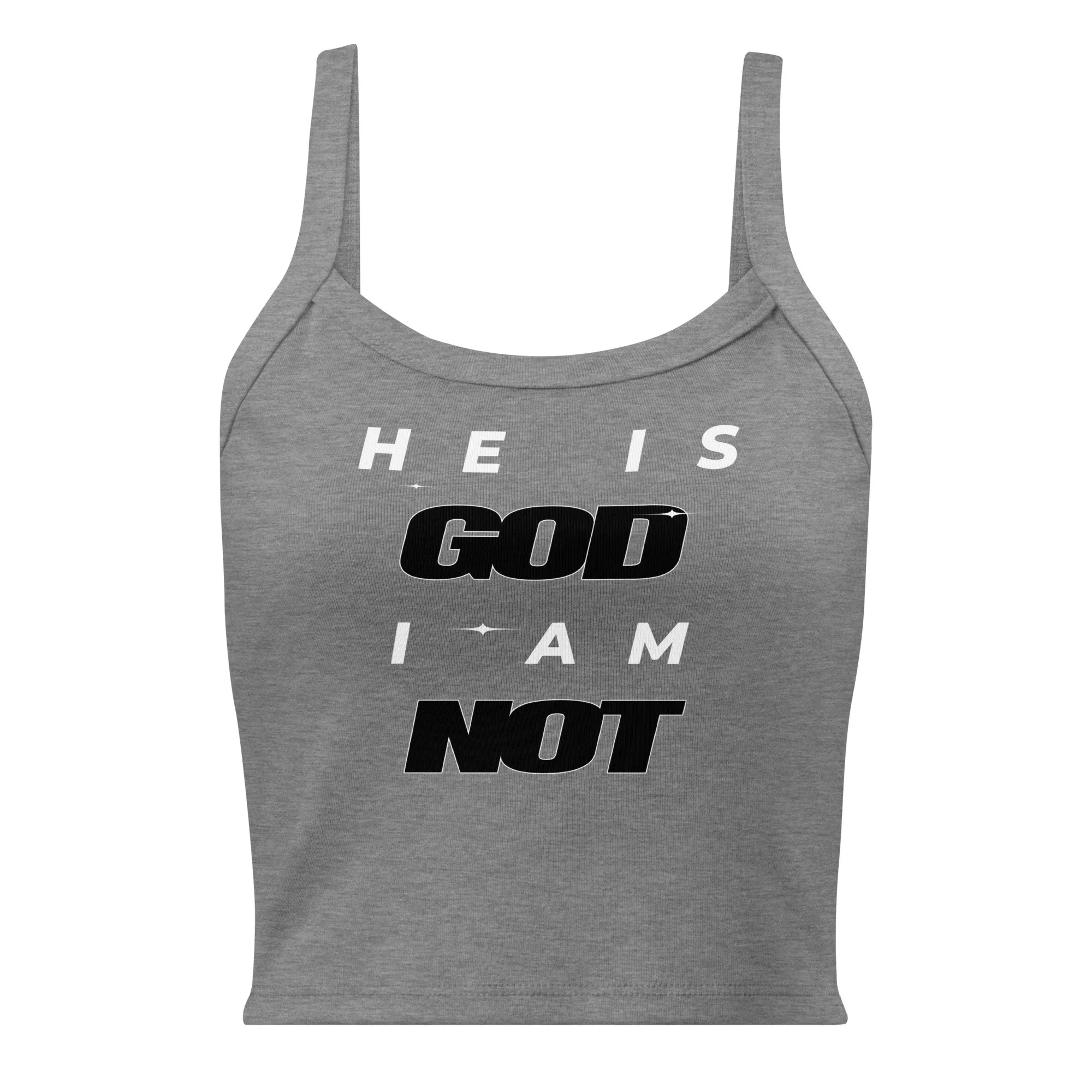 Women's Micro-rib Tank Top | Bella + Canvas | He is God