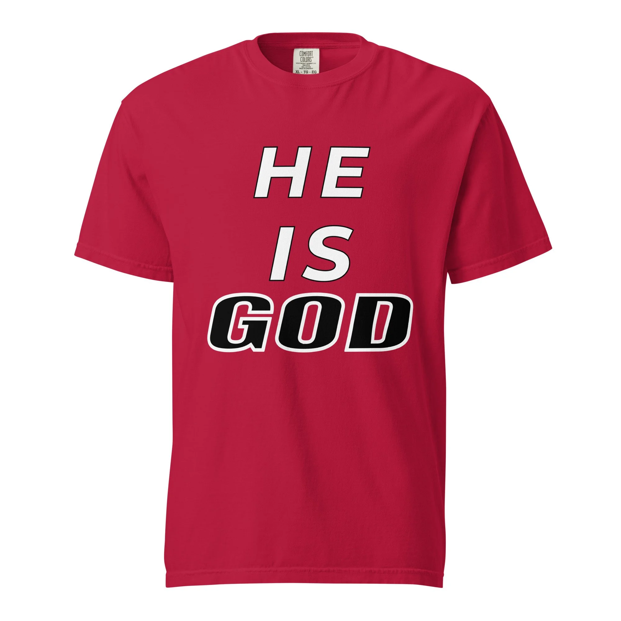 Unisex Heavyweight T-shirt | Comfort Colors | He Is God
