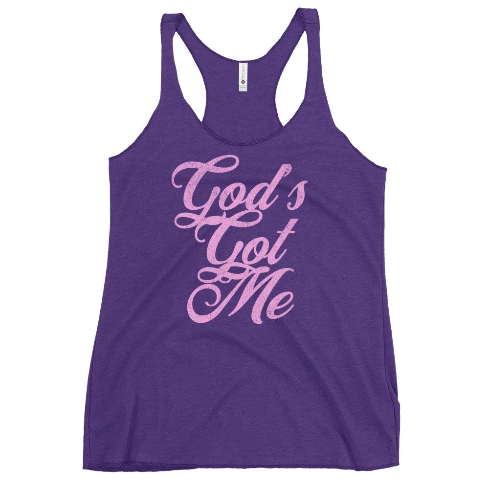 Women's Racerback Tank | God's Got Me