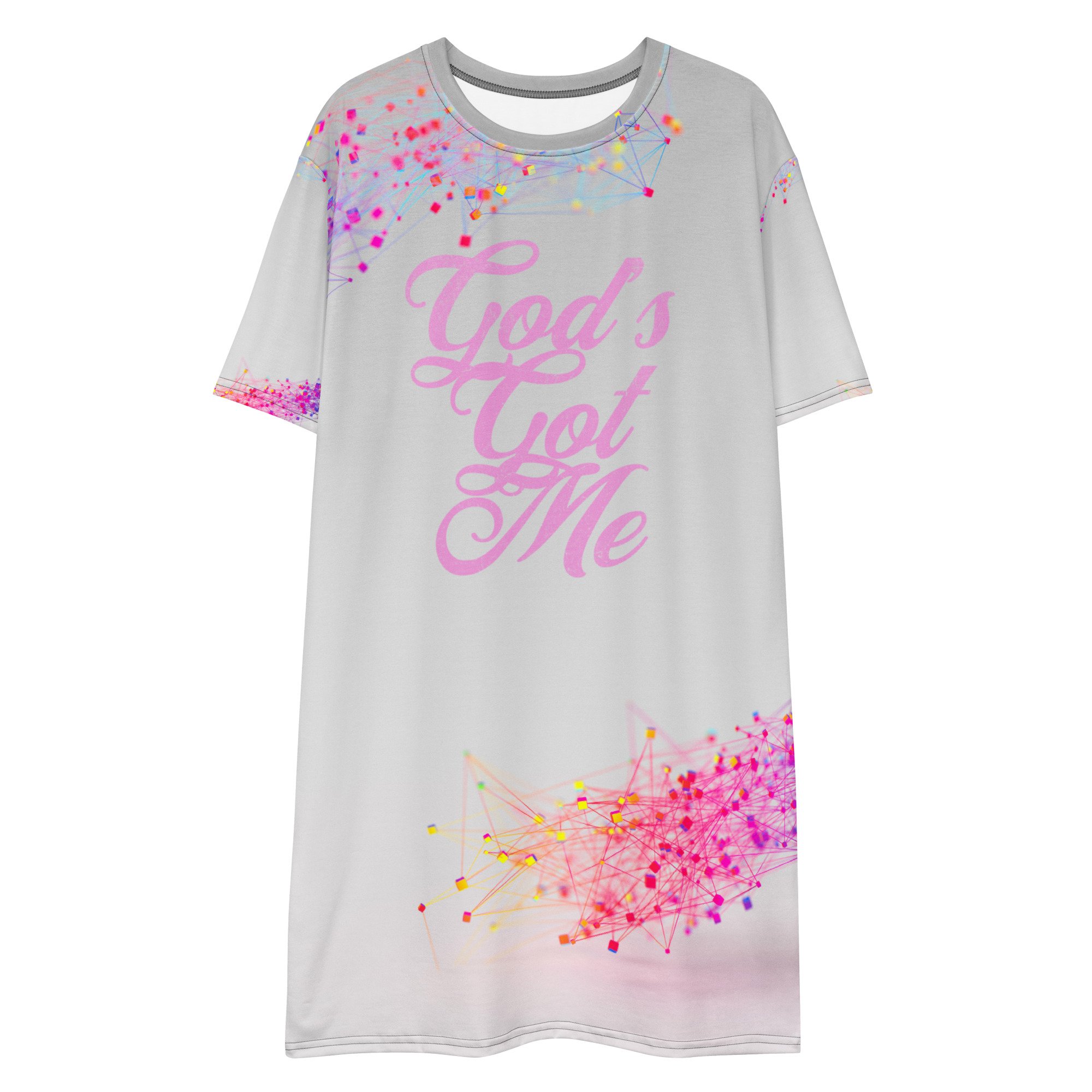 T-shirt Dress | God's Got Me (Pink)