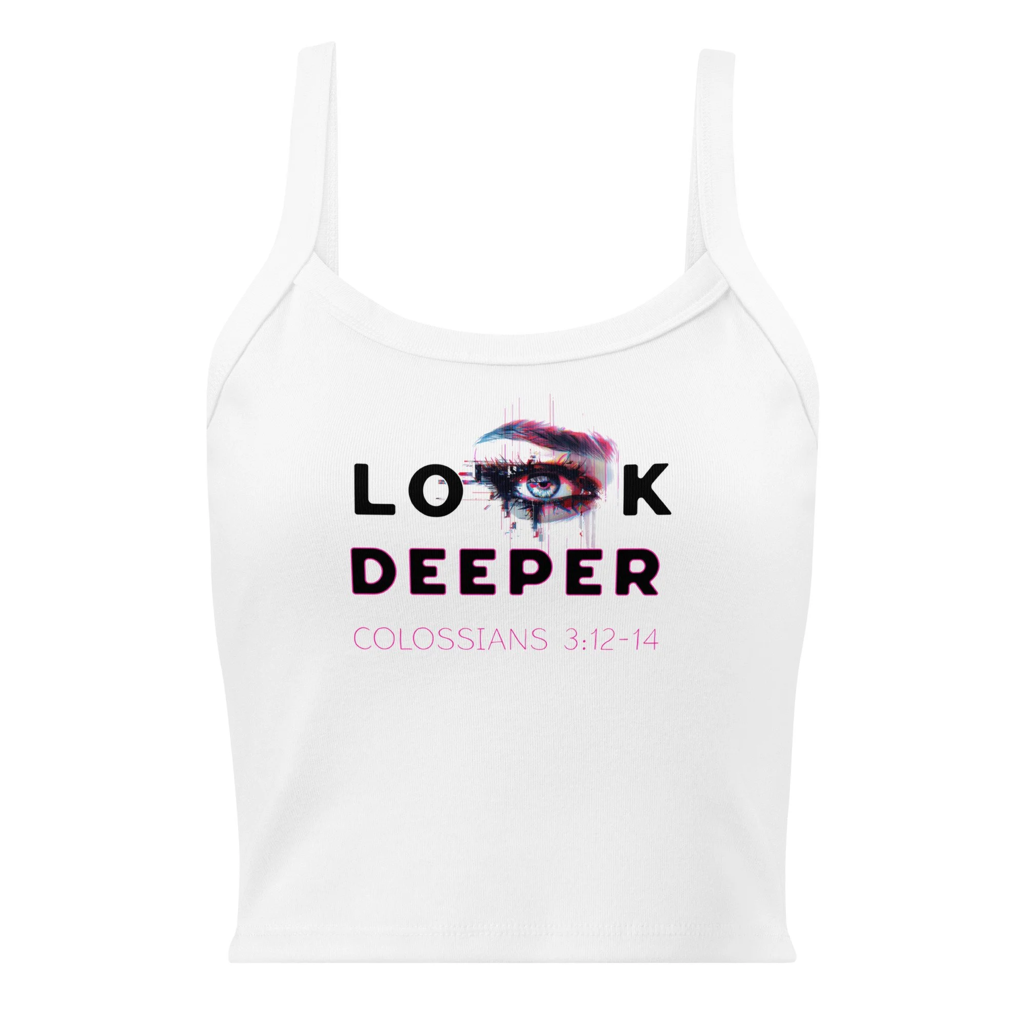 Women's Micro-rib Tank Top | Bella + Canvas | Look Deeper