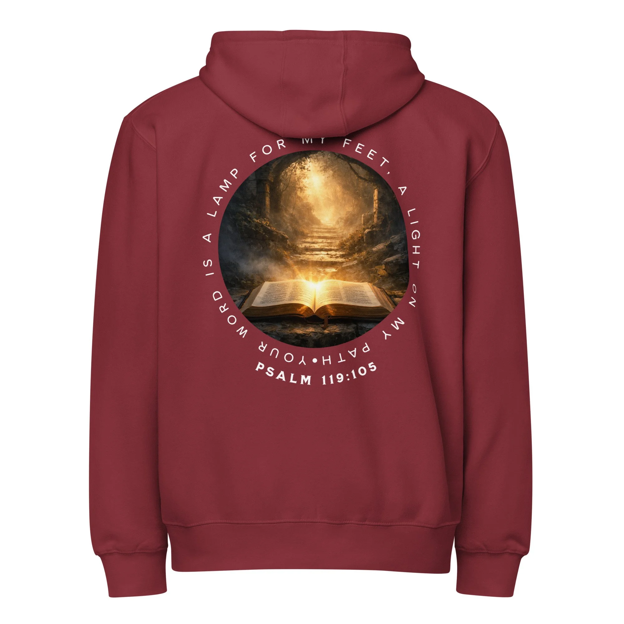 Unisex Premium Full zip Hoodie | Lane Seven | Light On My Path