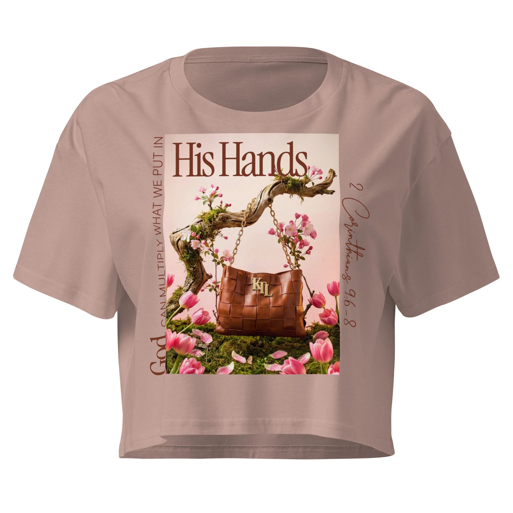 Women’s Crop Top | AS Colour | God Can Multiply (Flowers)