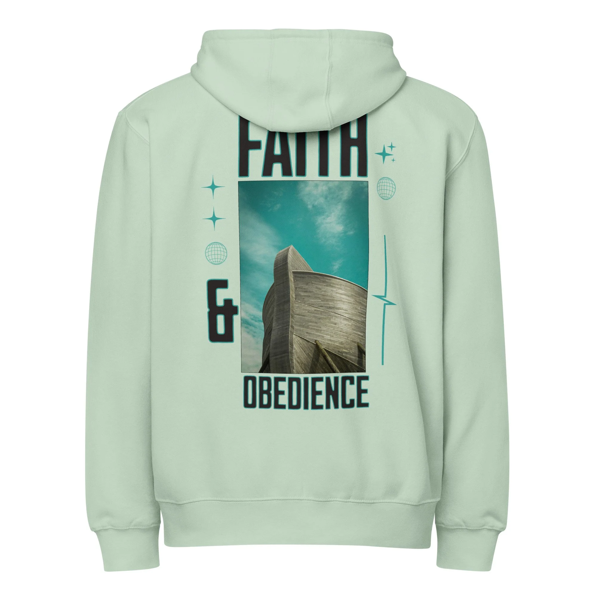Unisex Premium Full zip Hoodie | Lane Seven | Faith & Obedience