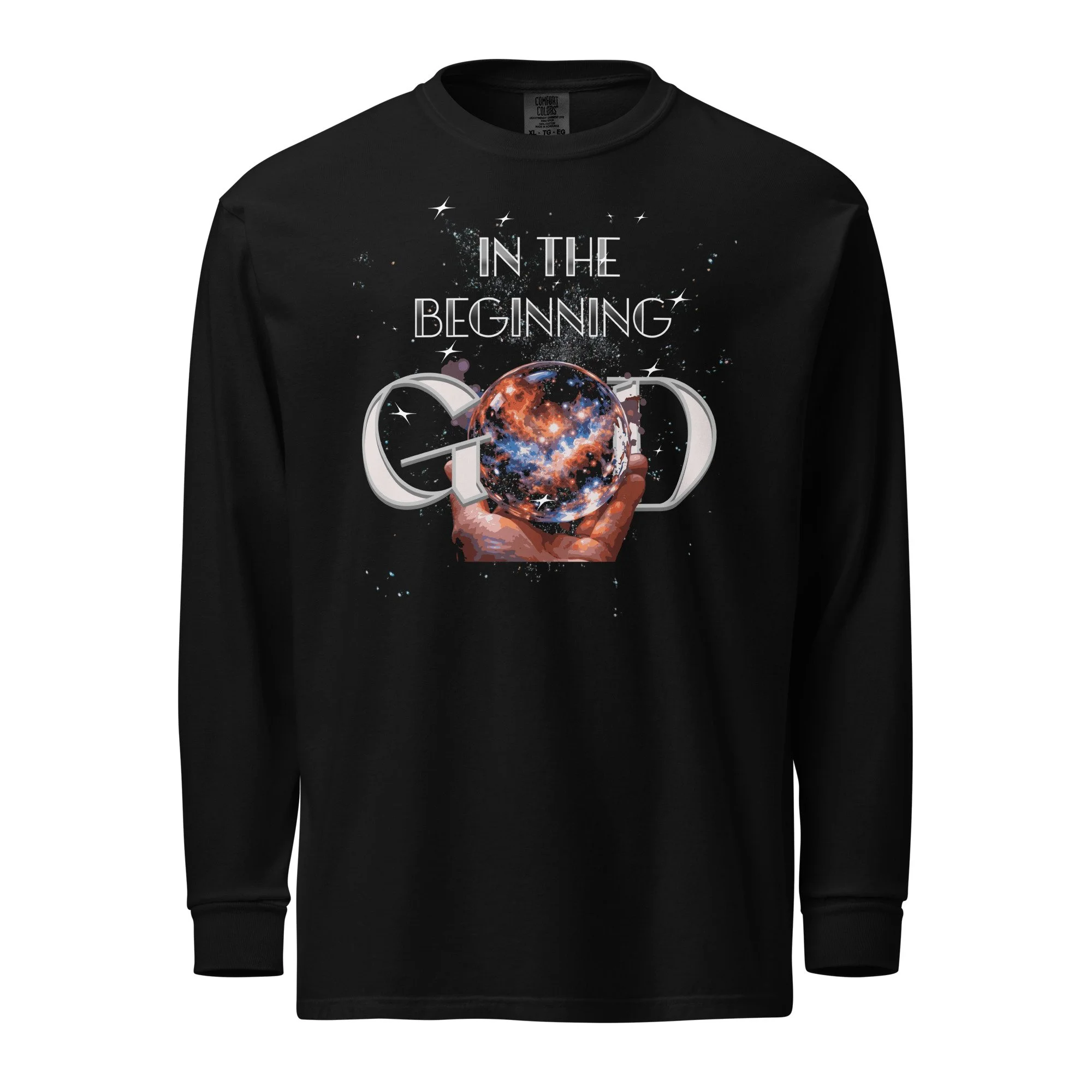 Unisex Heavyweight Long-sleeve Shirt | Comfort Colors | In the Beginning