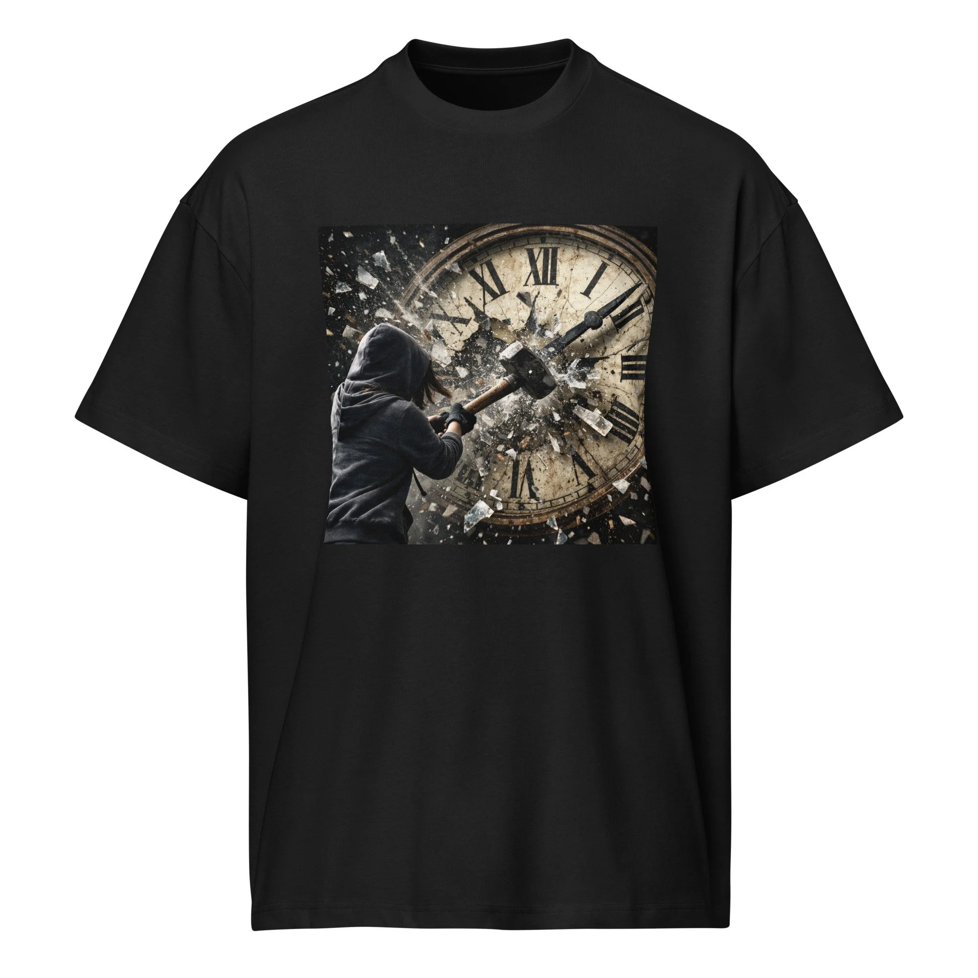Men's Box Tee | Cotton Heritage | Trust Me (Clock)