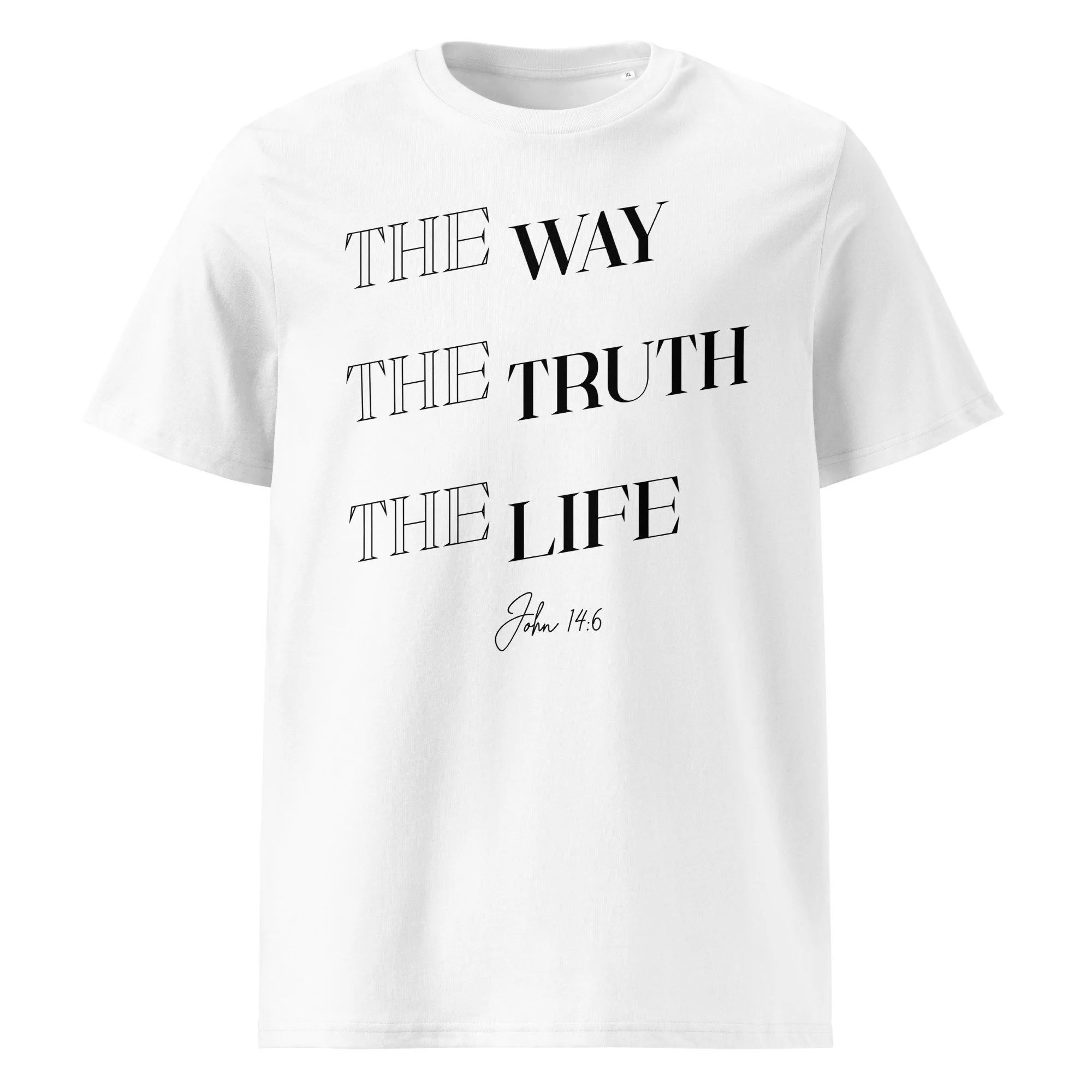 Unisex Organic Ribbed Neck T-shirt | Stanley/Stella | The Way, Truth, Life