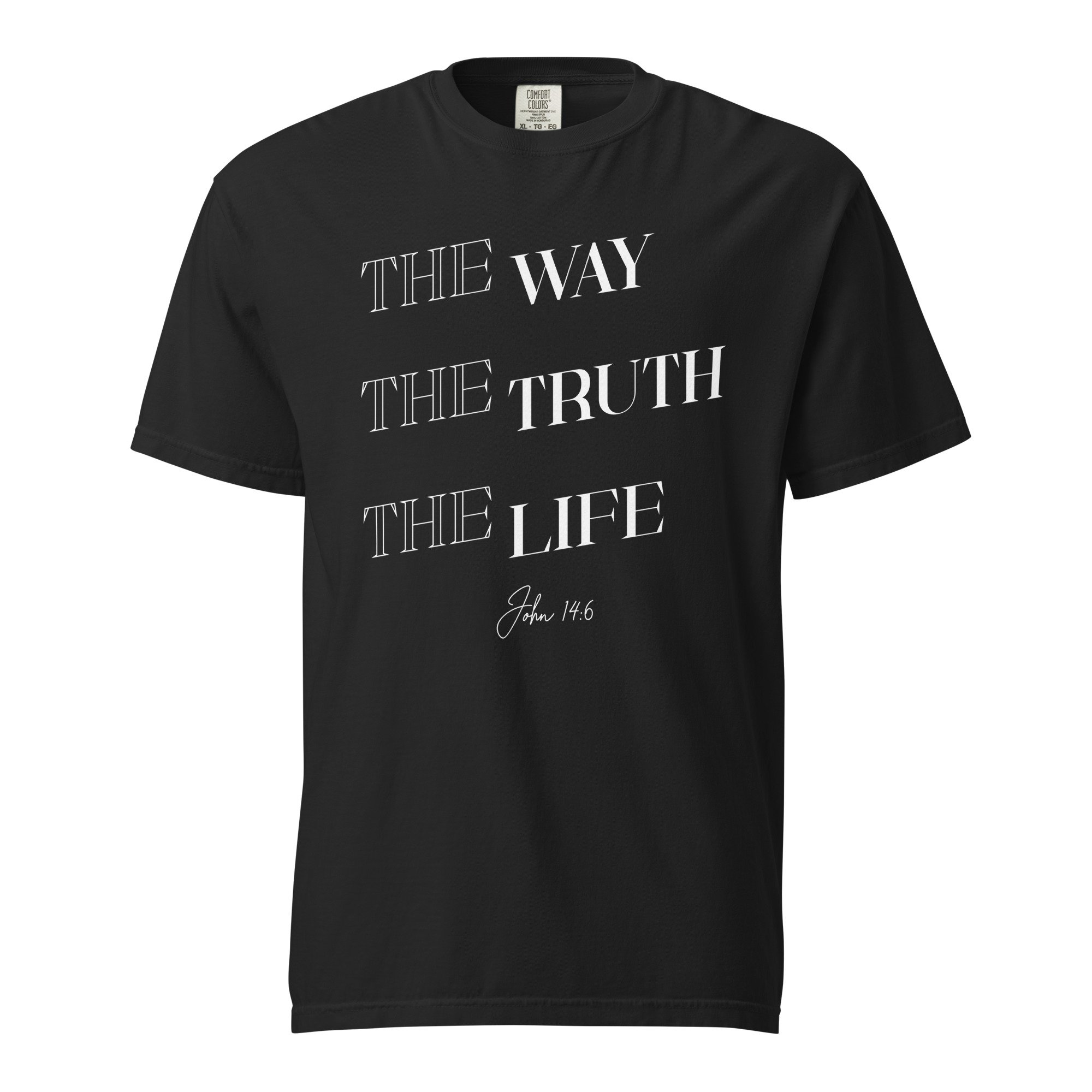 Unisex Heavyweight T-shirt | Comfort Colors | The Way, Truth, Life