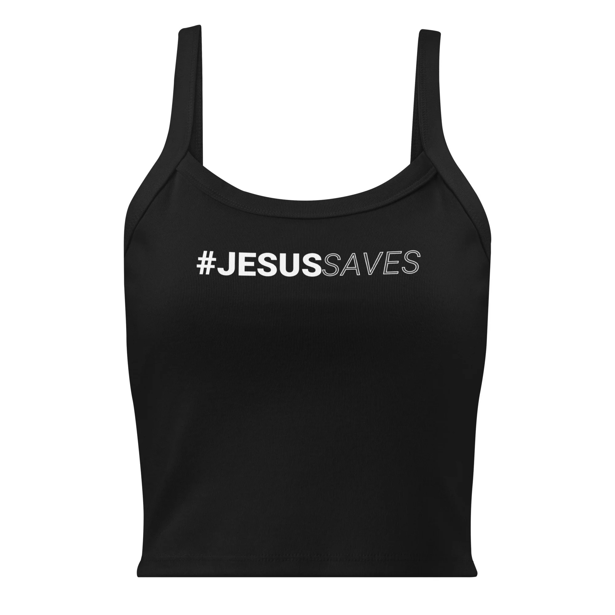 Women's Micro-rib Tank Top | Bella + Canvas | #JesusSaves