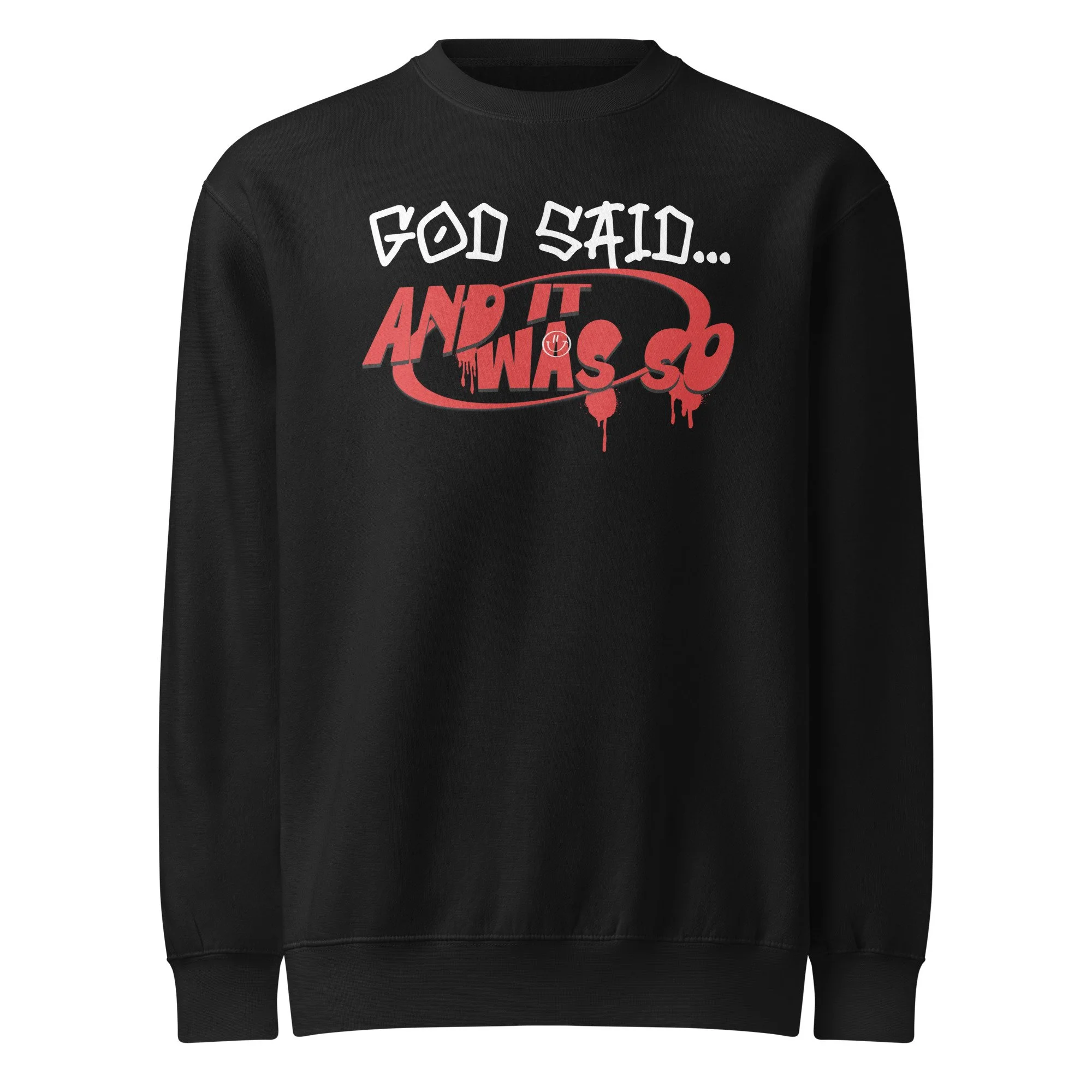 Unisex Premium Crew Neck Sweatshirt | Lane Seven | God Said
