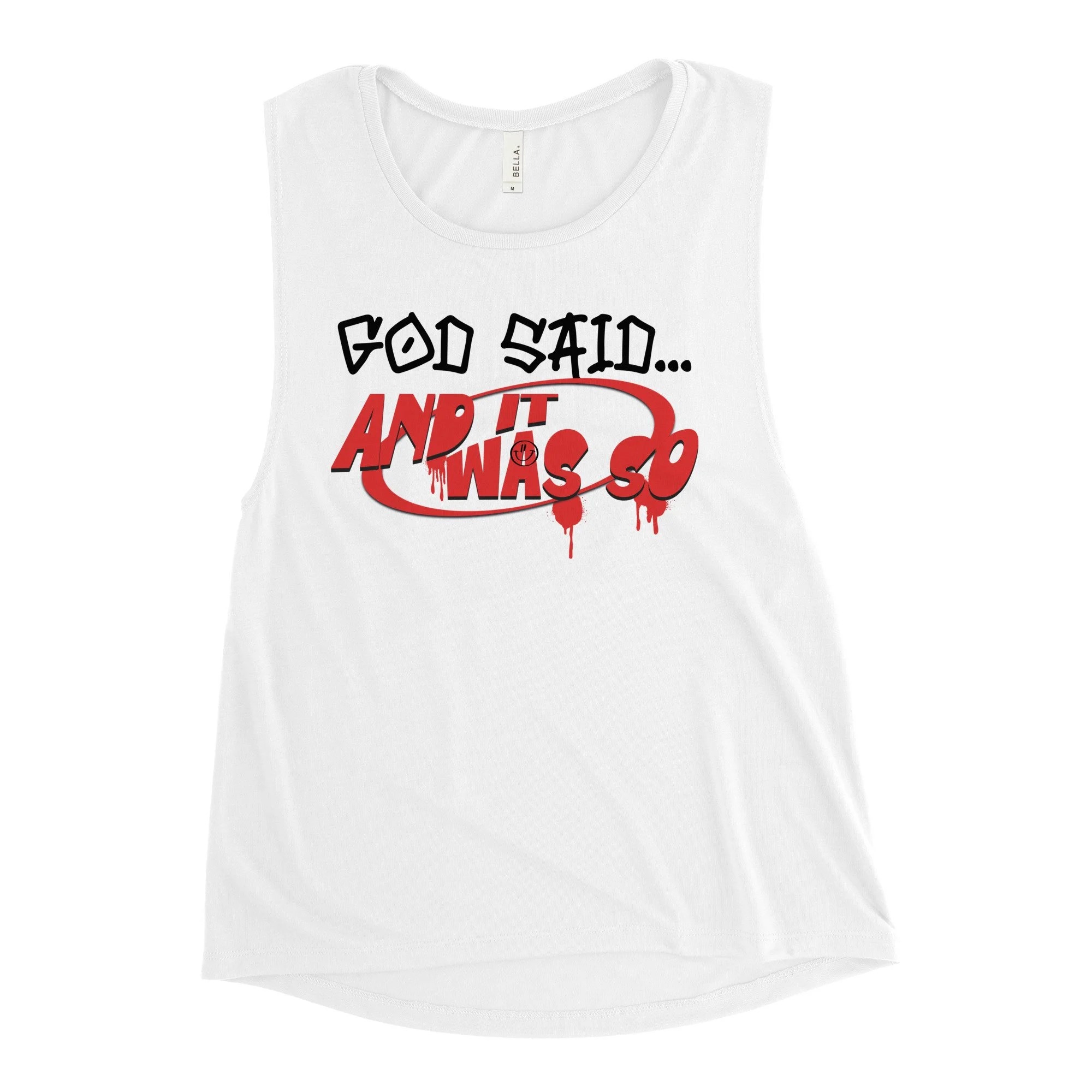 Women's Muscle Tank | Bella + Canvas | God Said