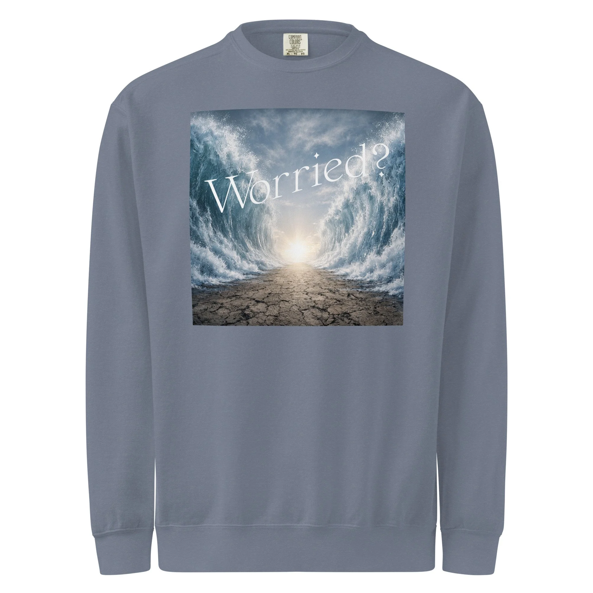 Unisex Vintage Washed Sweatshirt | Comfort Colors | Red Sea