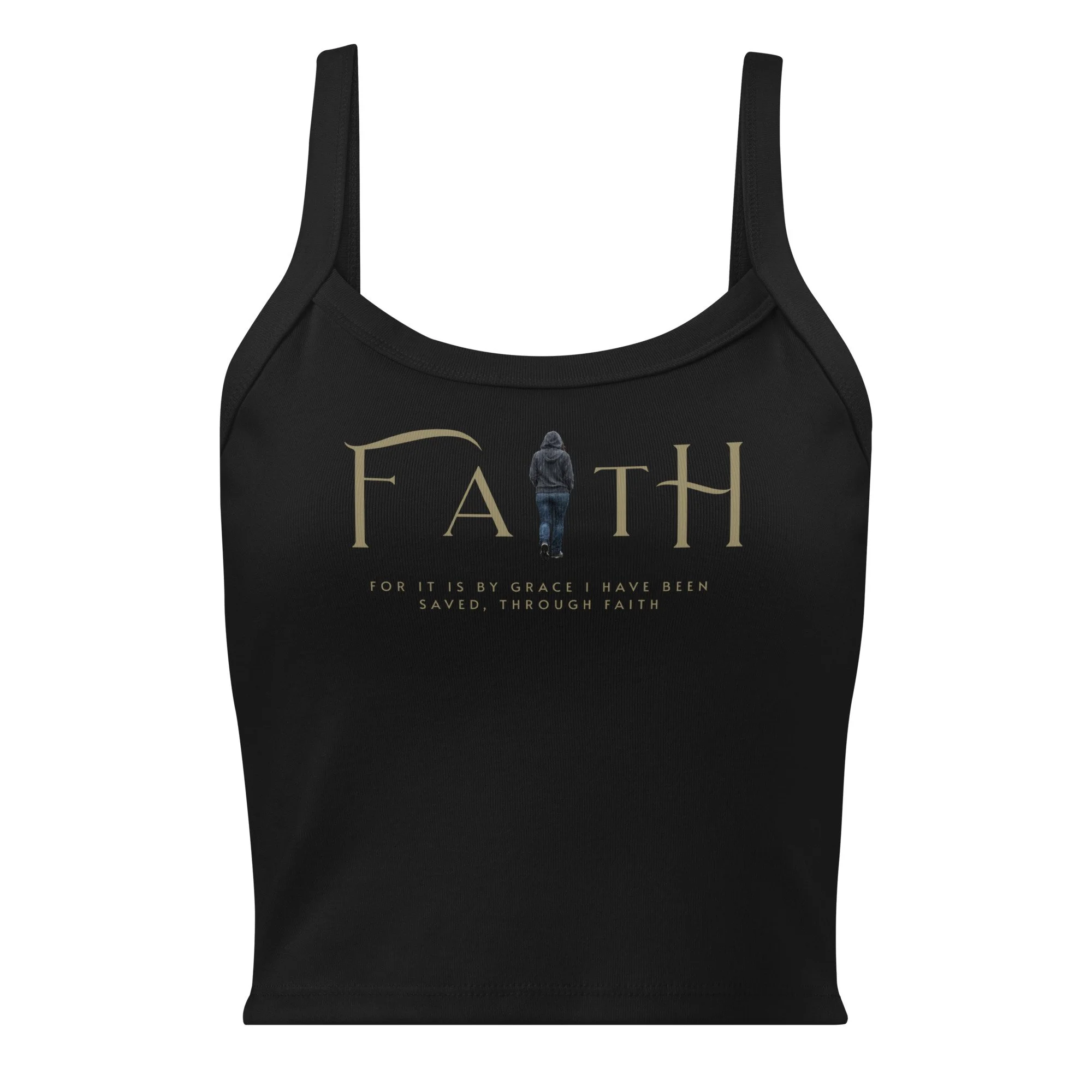 Women's Micro-rib Tank Top | Bella + Canvas | Faith