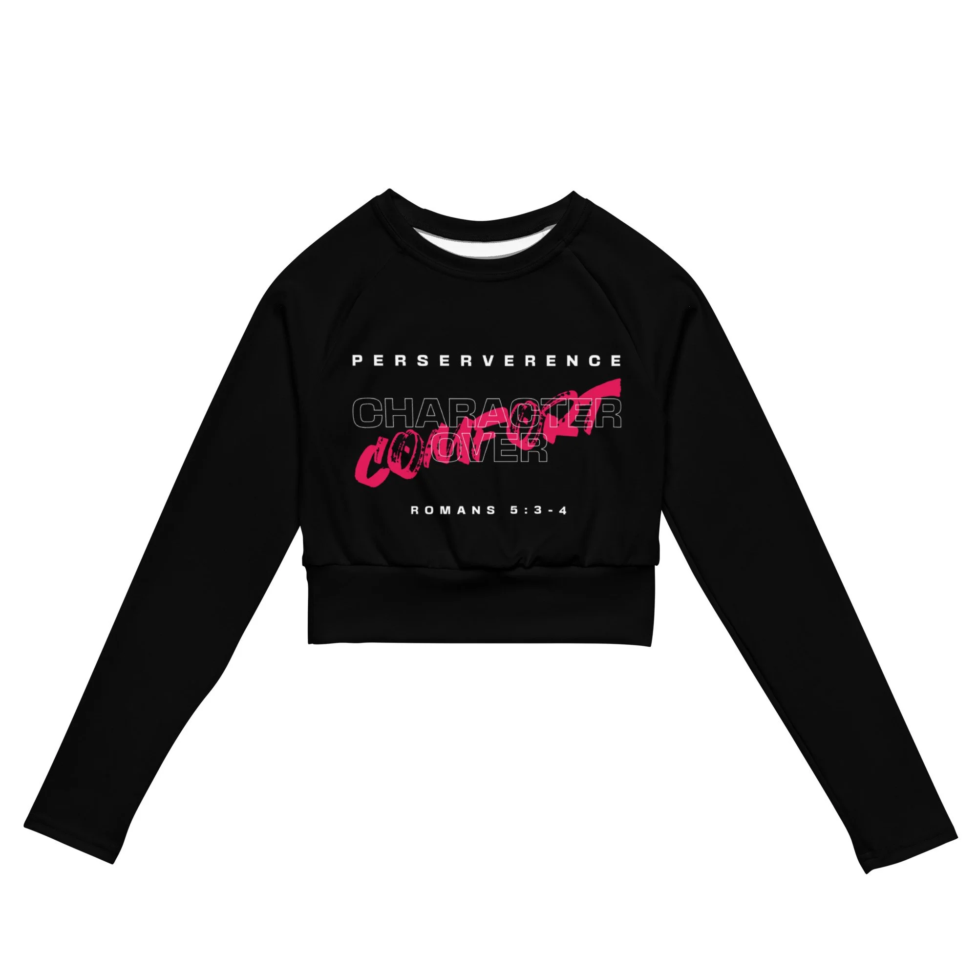 Women's Long-sleeve Crop Top | Character over Comfort