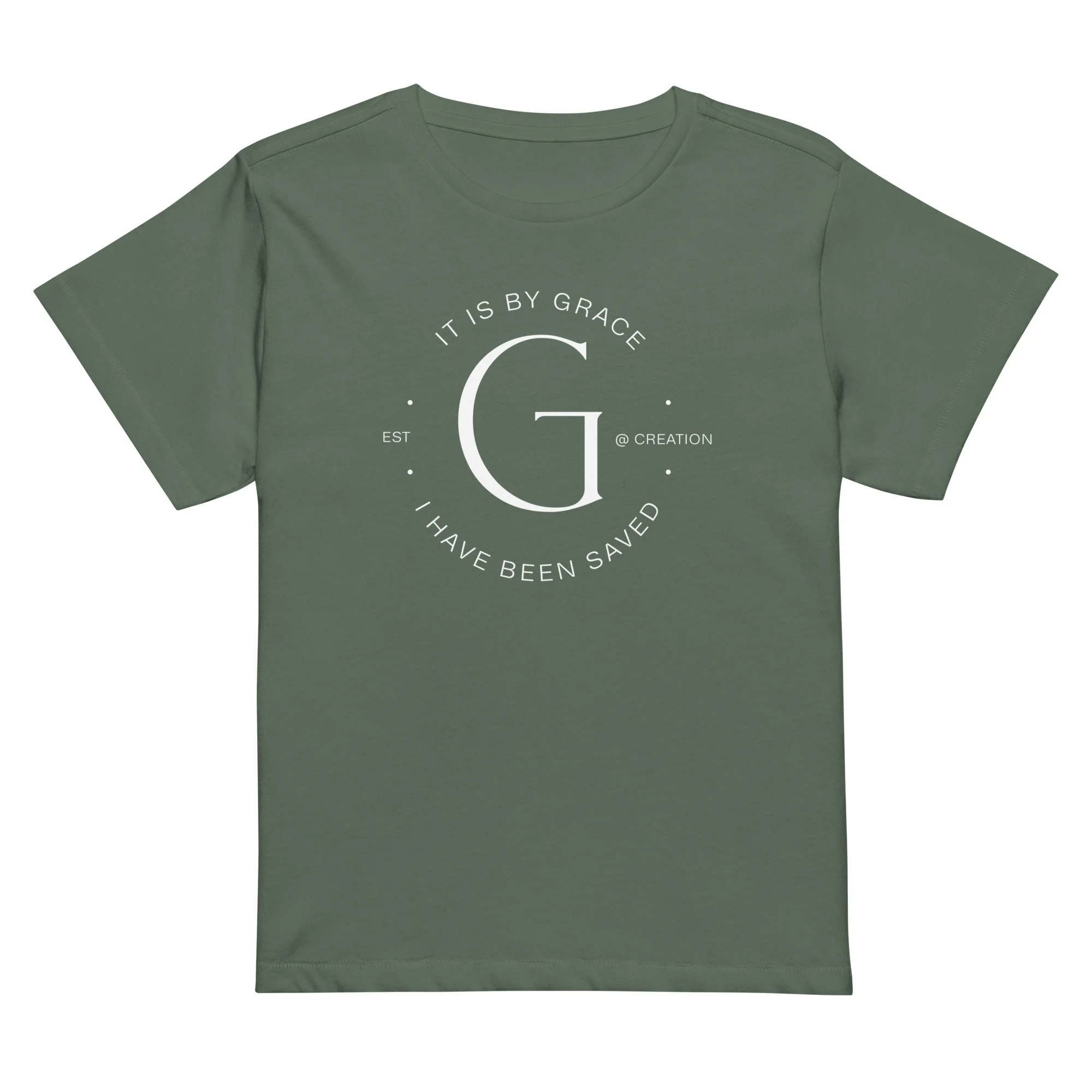 Women’s High-waisted Lightweight T-shirt | Cotton Heritage | Grace