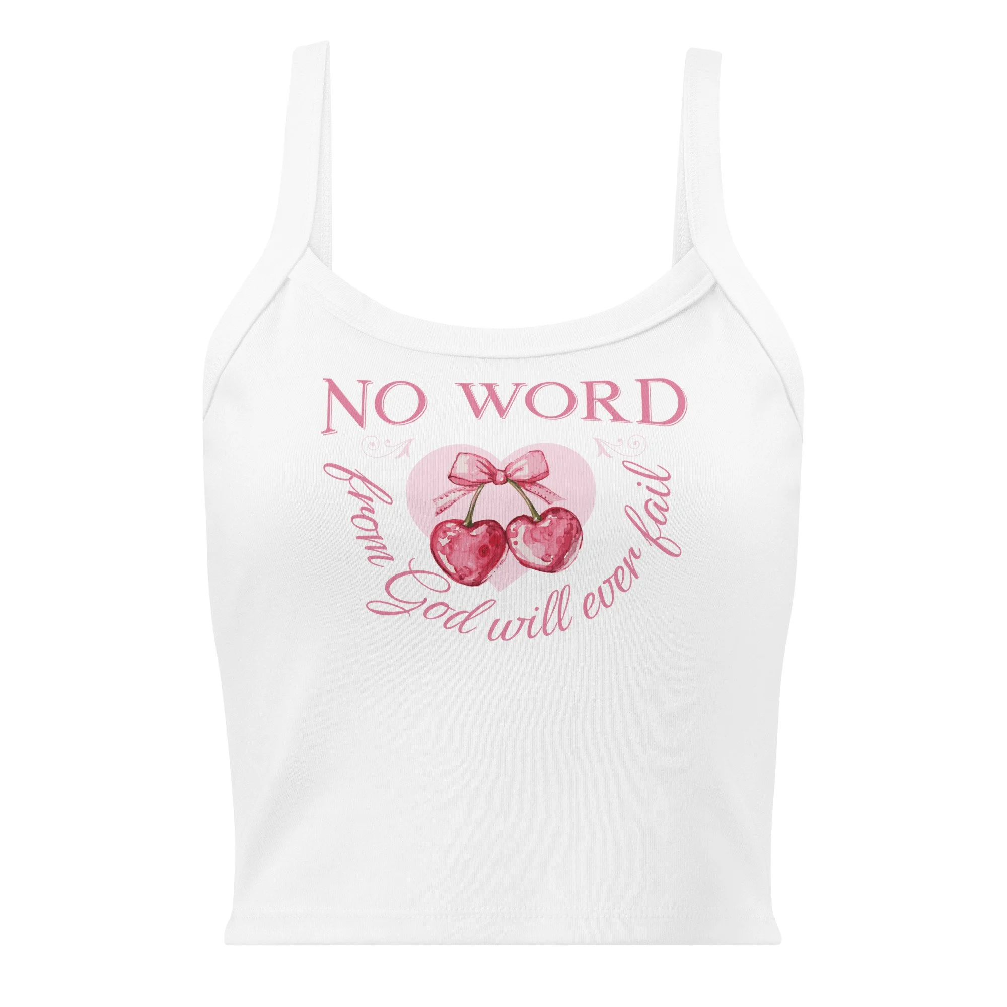 Women's Micro-rib Tank Top | Bella + Canvas | No Word