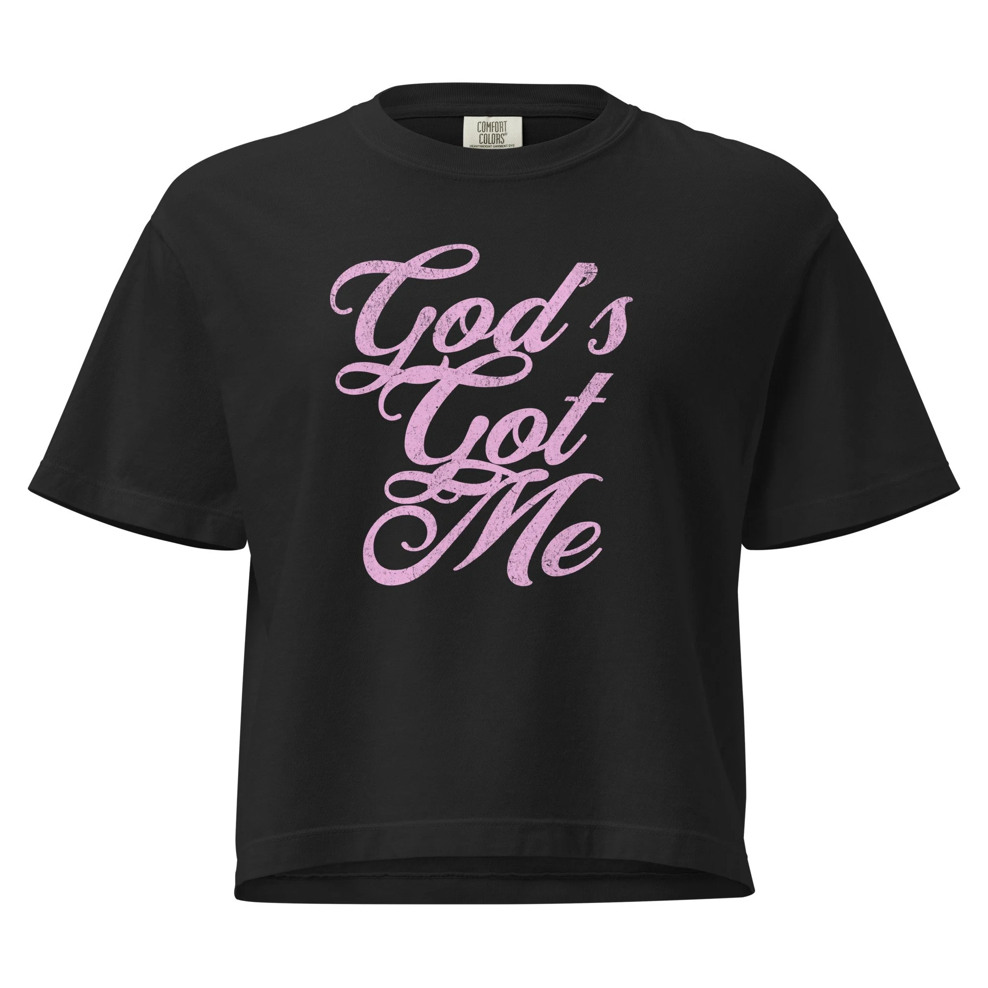 Women's Heavyweight Boxy T-shirt | Comfort Colors | God's Got Me