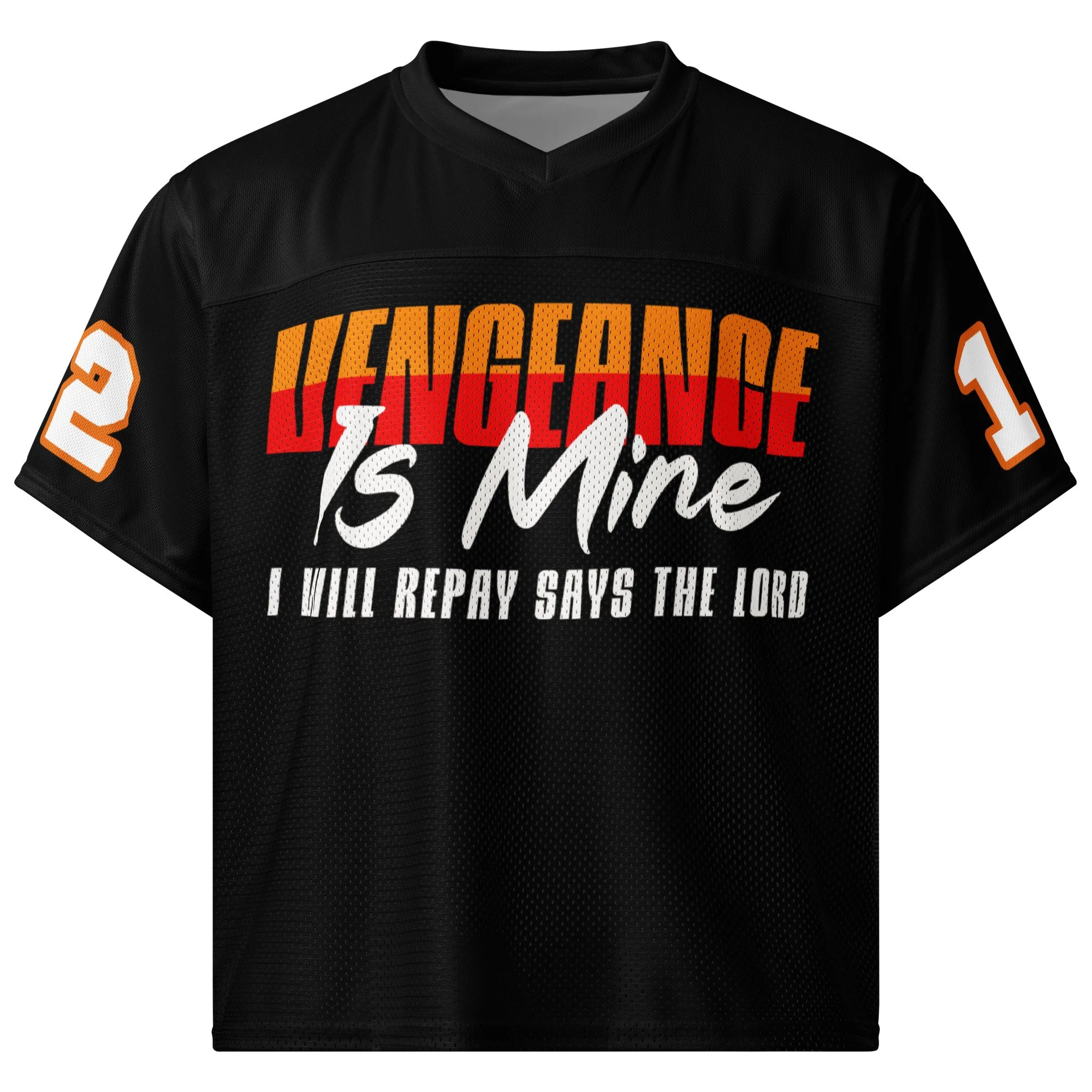 Boxy Football Jersey | Vengeance is Mine