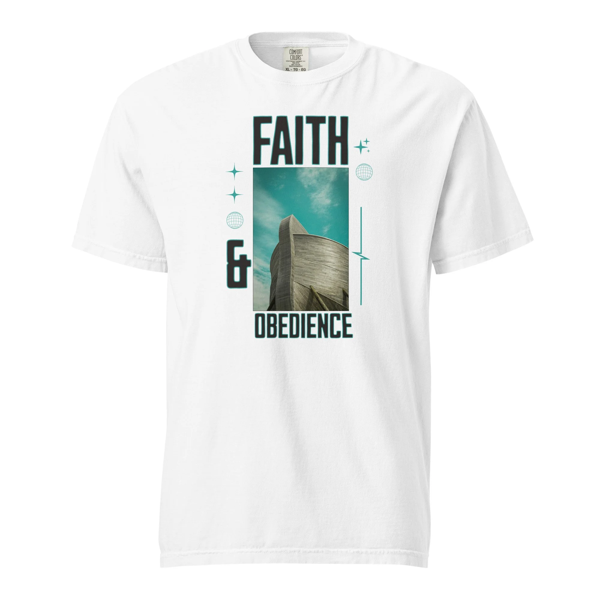 Unisex Heavyweight T-shirt | Comfort Colors | Faith & Obedience