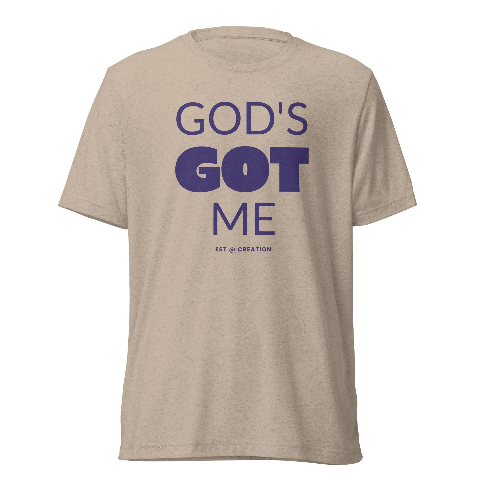 Unisex Lightweight Tri-Blend T-shirt | Bella + Canvas | God's Got Me