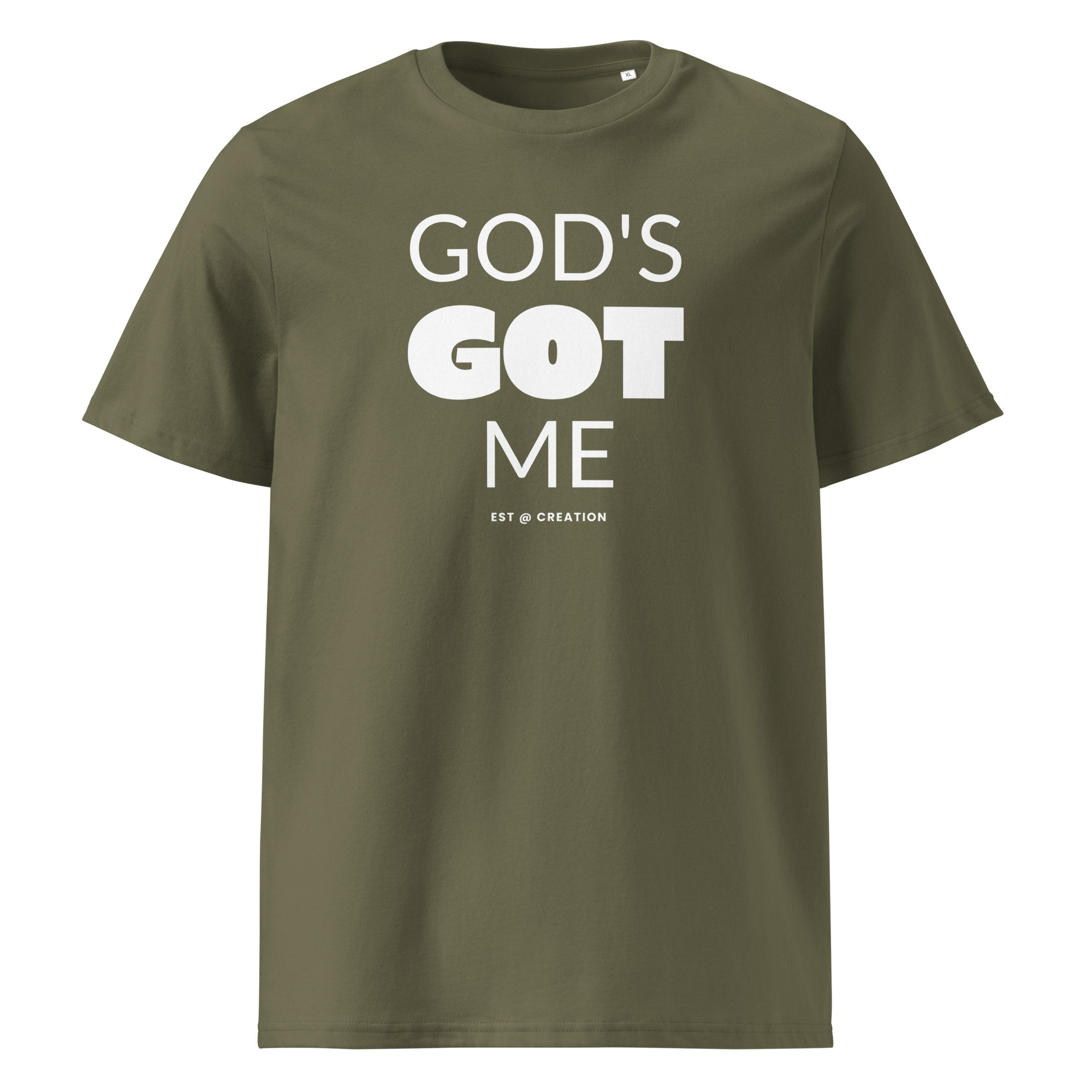 Unisex Organic Ribbed Neck T-shirt | Stanley/Stella | God's Got Me