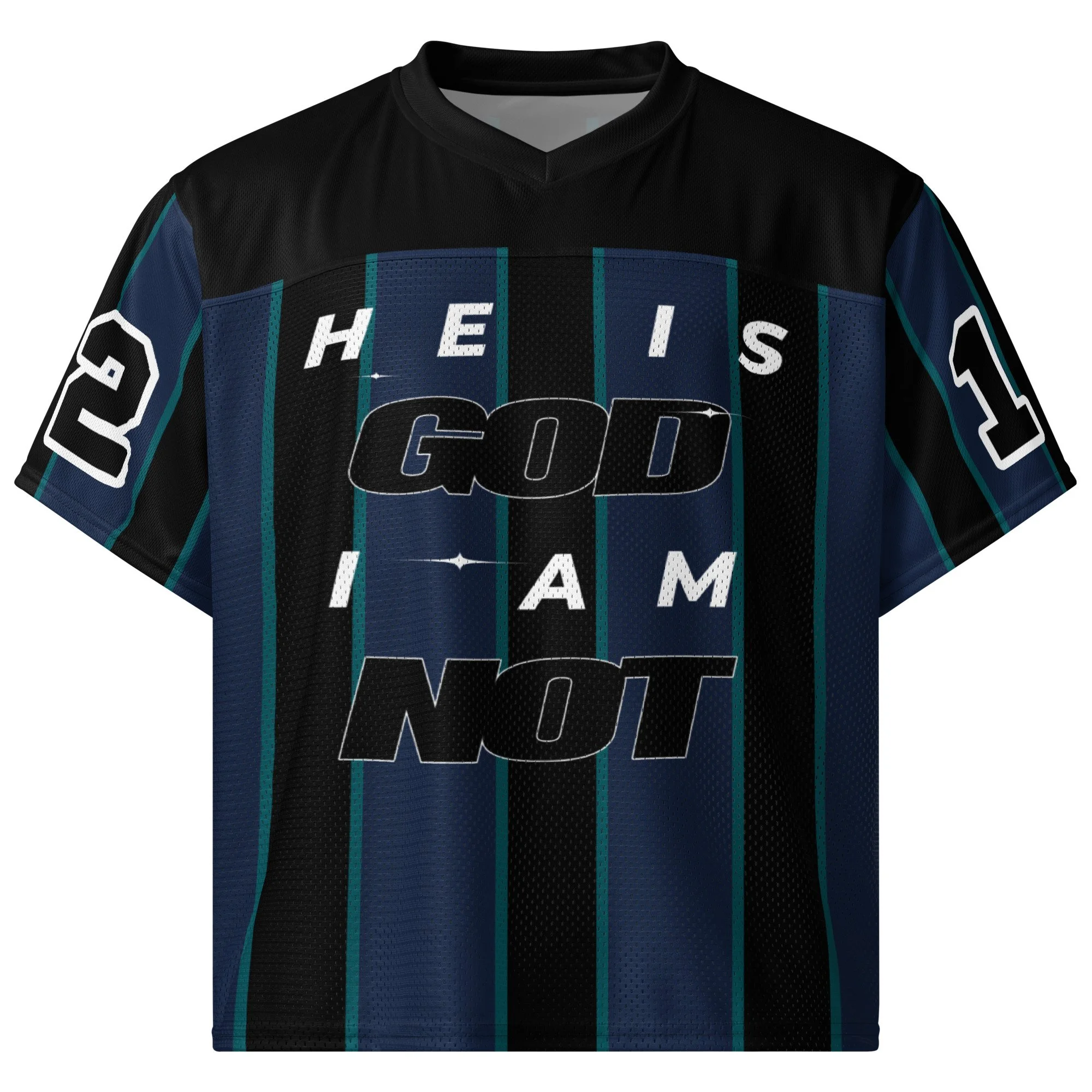 Boxy Football Jersey | He is God