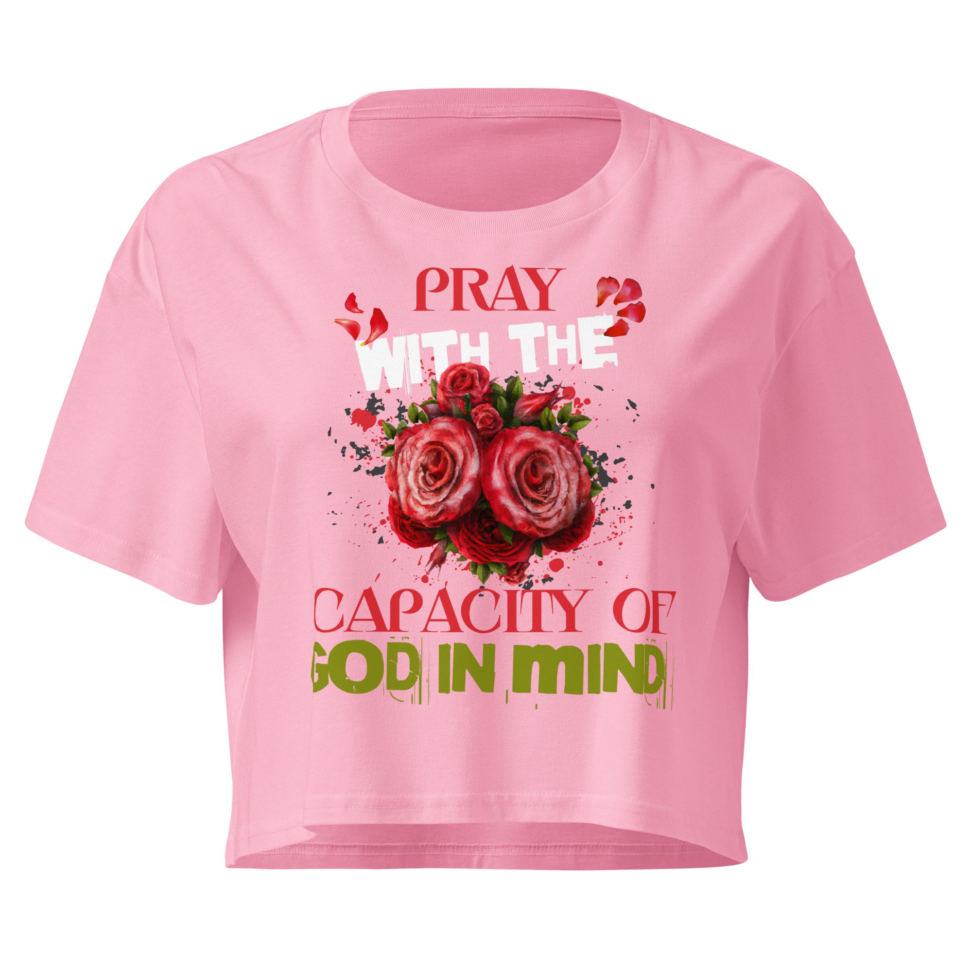 Women’s Crop Top | AS Colour | Capacity of God (Roses)