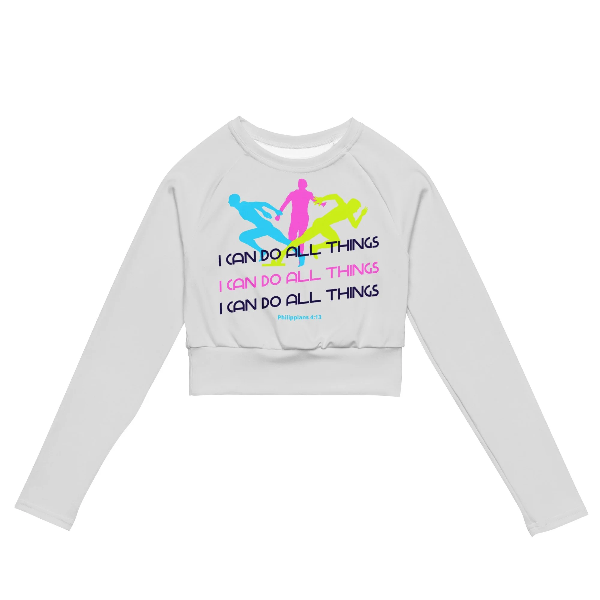 Women's Long-sleeve Crop Top | I Can Do All Things