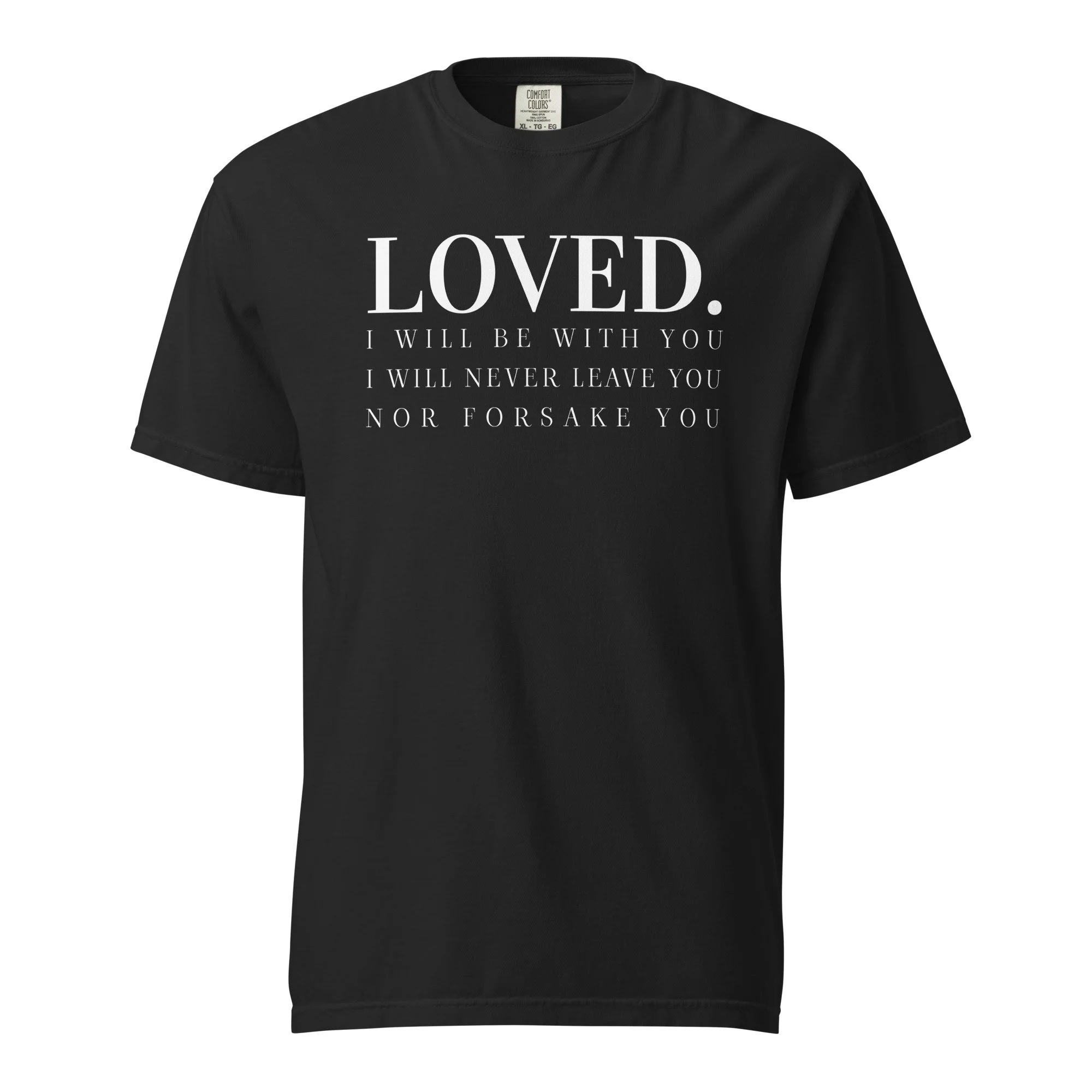 Unisex Heavyweight T-shirt | Comfort Colors | I Will Be With You