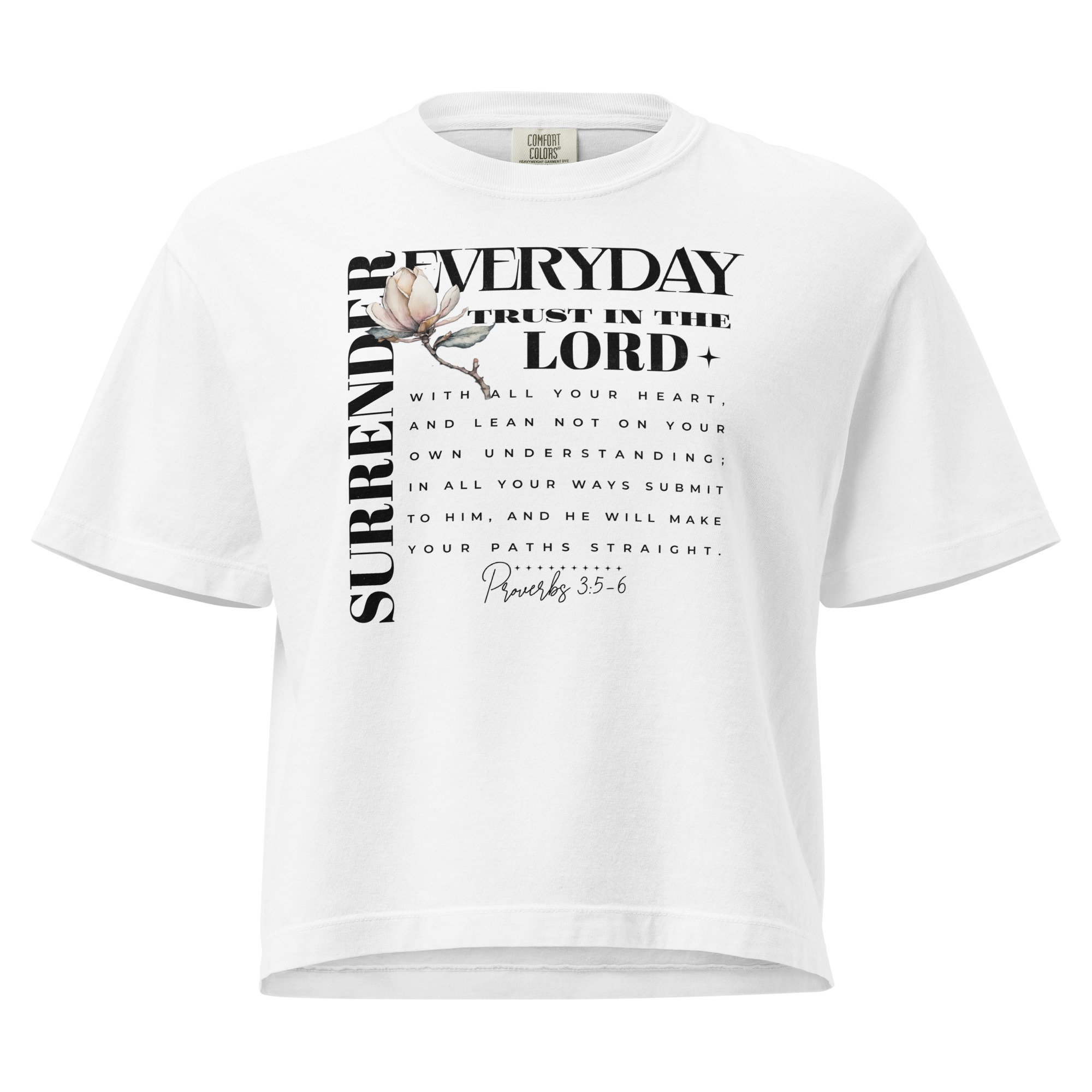 Women's Heavyweight Boxy T-shirt | Comfort Colors | Surrender Everyday