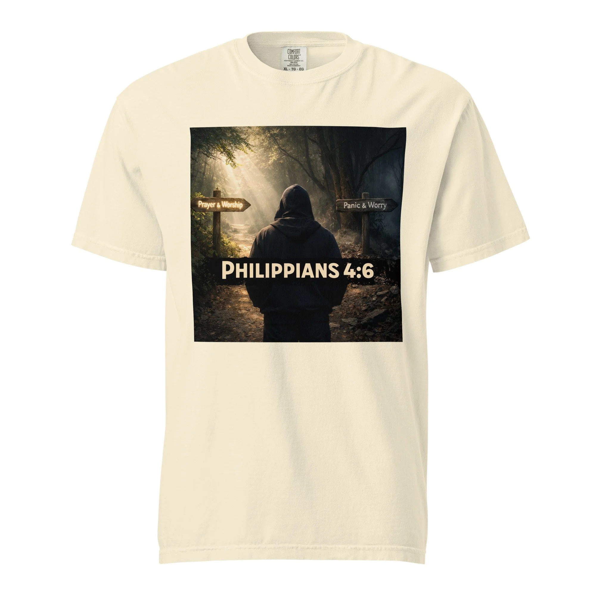 Unisex Heavyweight T-shirt | Comfort Colors | Worship or Worry