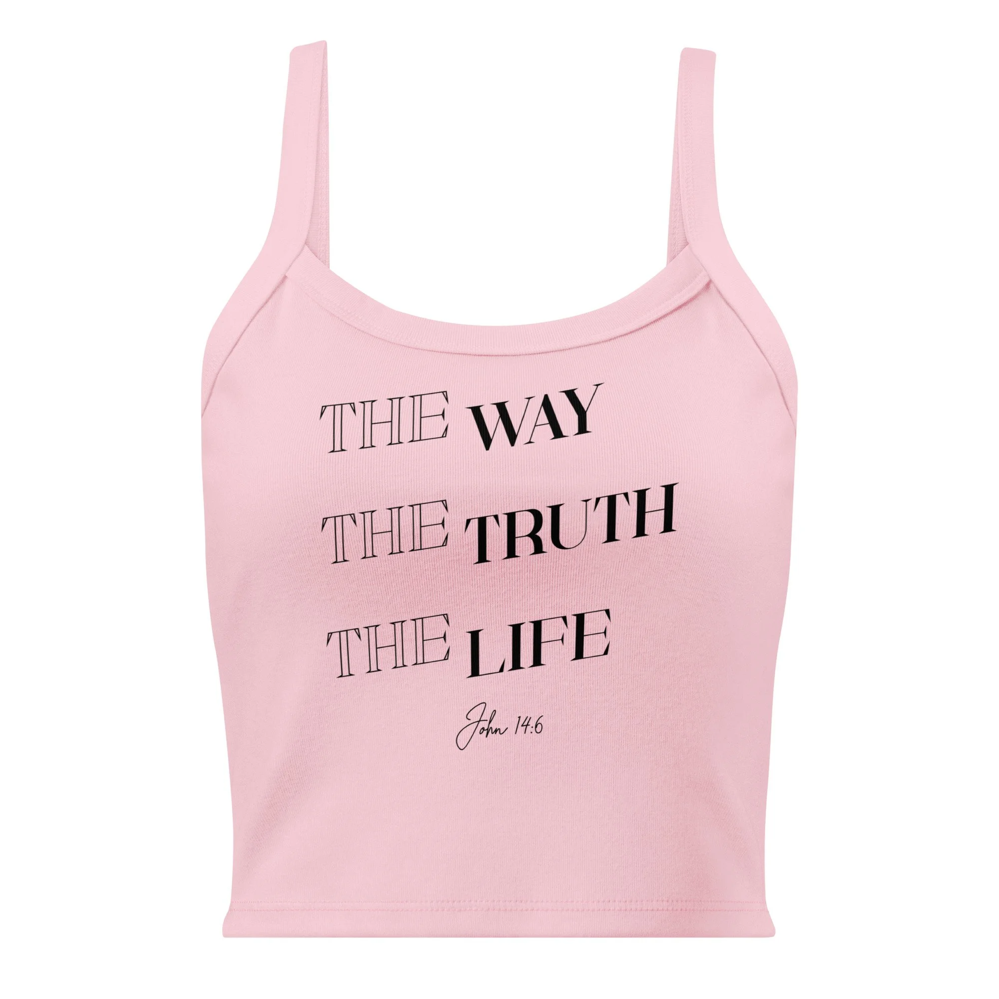 Women's Micro-rib Tank Top | Bella + Canvas | The Way, Truth, Life