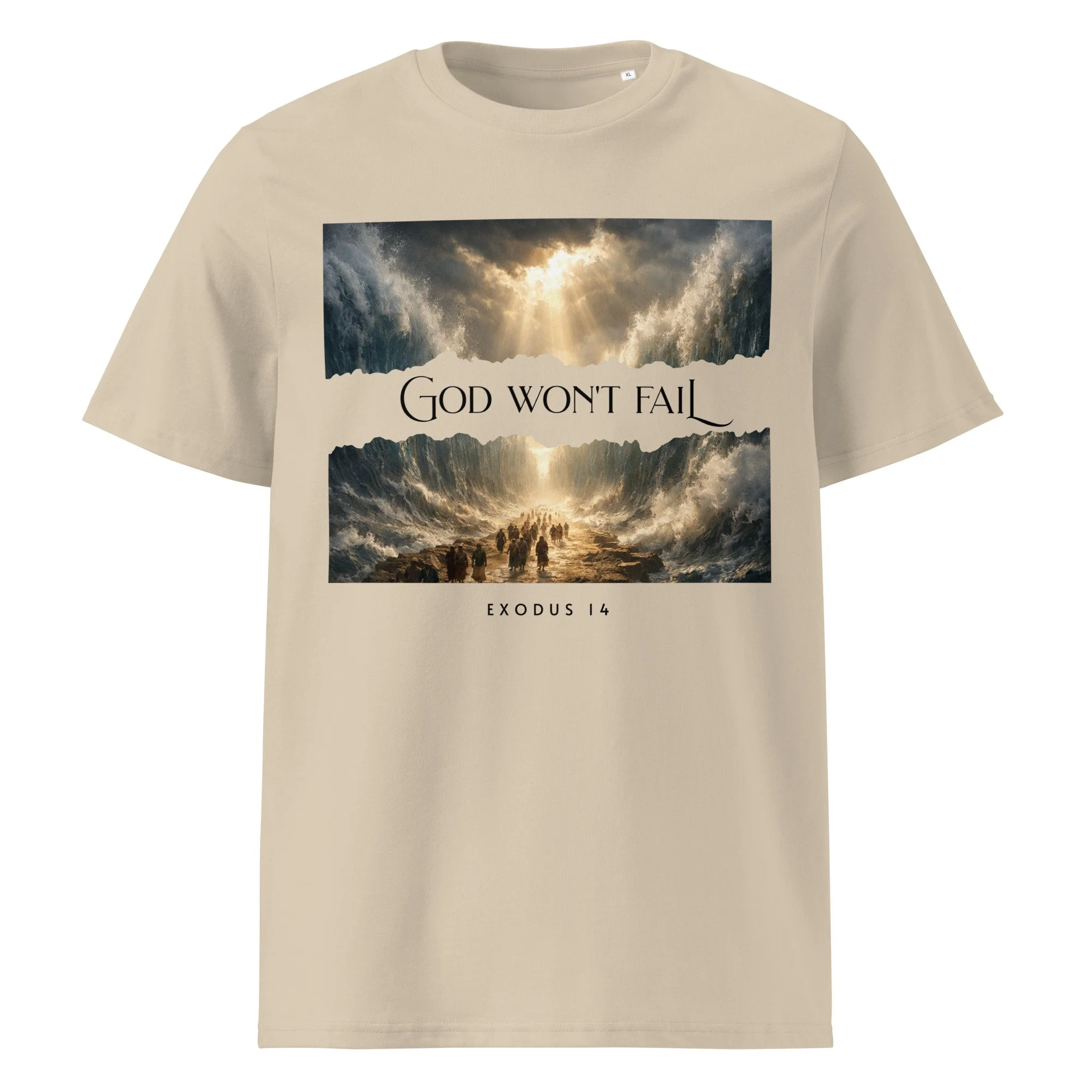 Unisex Organic Ribbed Neck T-shirt | Stanley/Stella | God Won't Fail