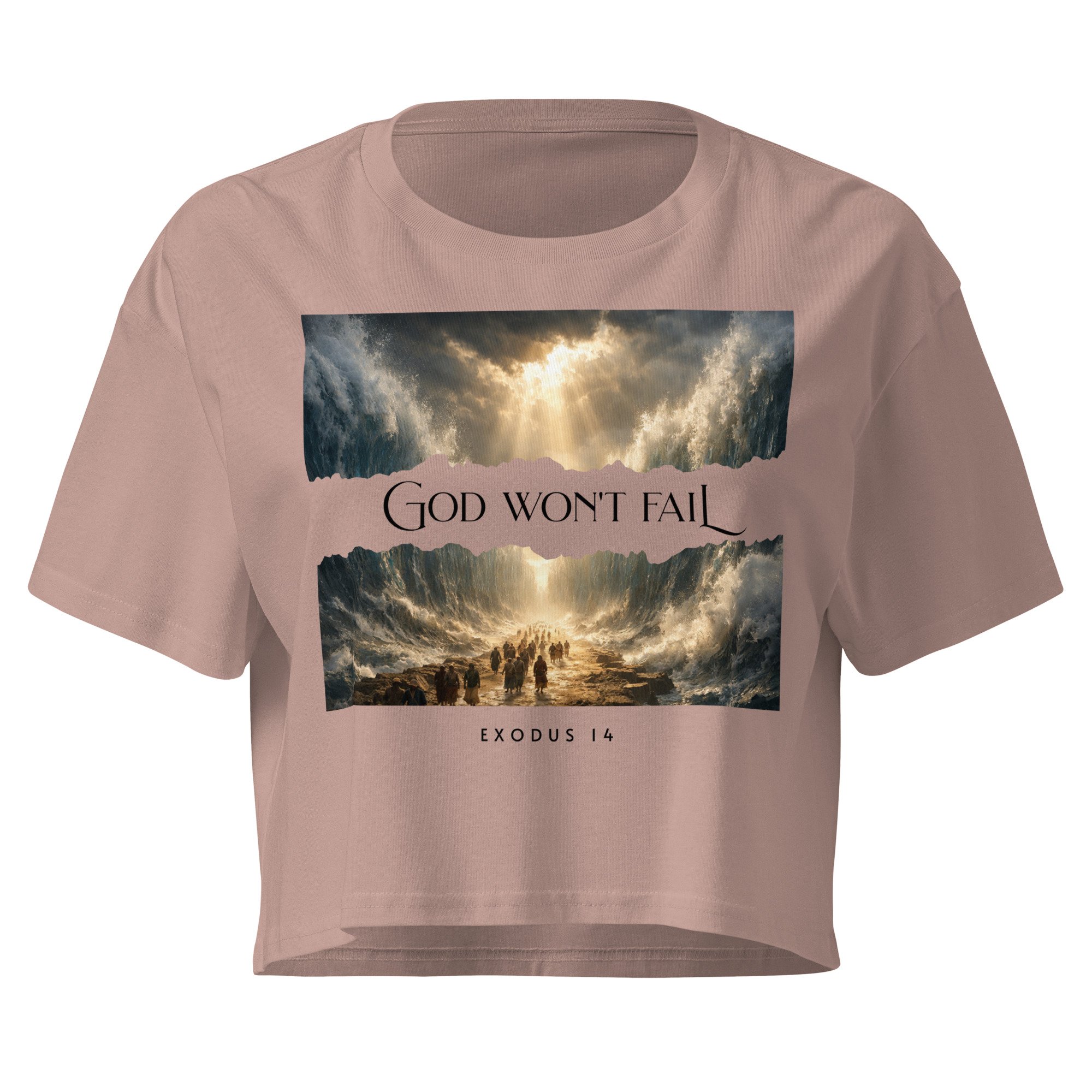Women’s Crop Top | AS Colour | God Won't Fail