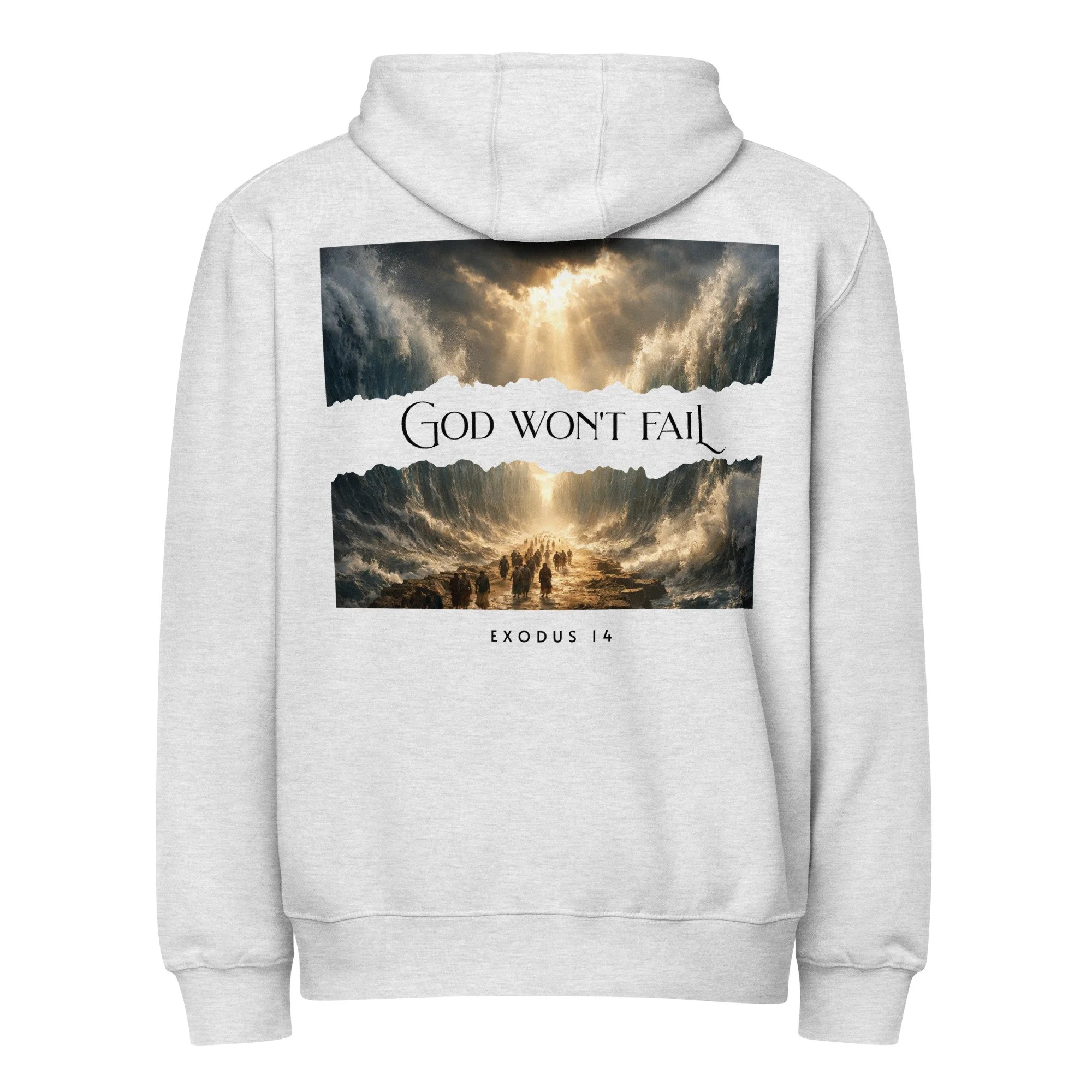 Unisex Premium Full zip Hoodie | Lane Seven | God Won't Fail