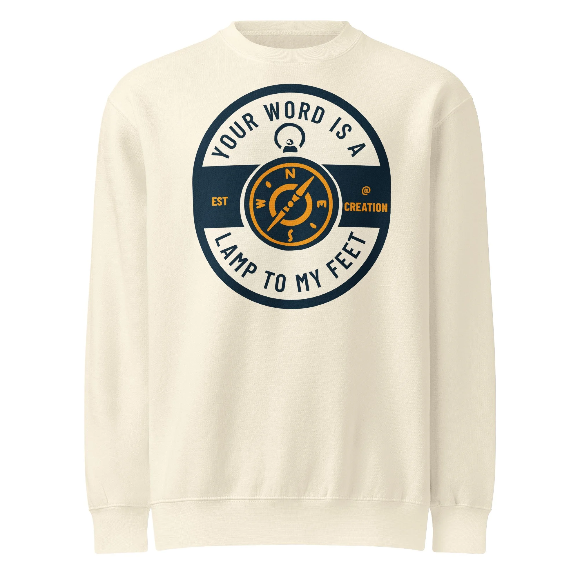 Unisex Premium Crew neck Sweatshirt | Lane Seven | Compass