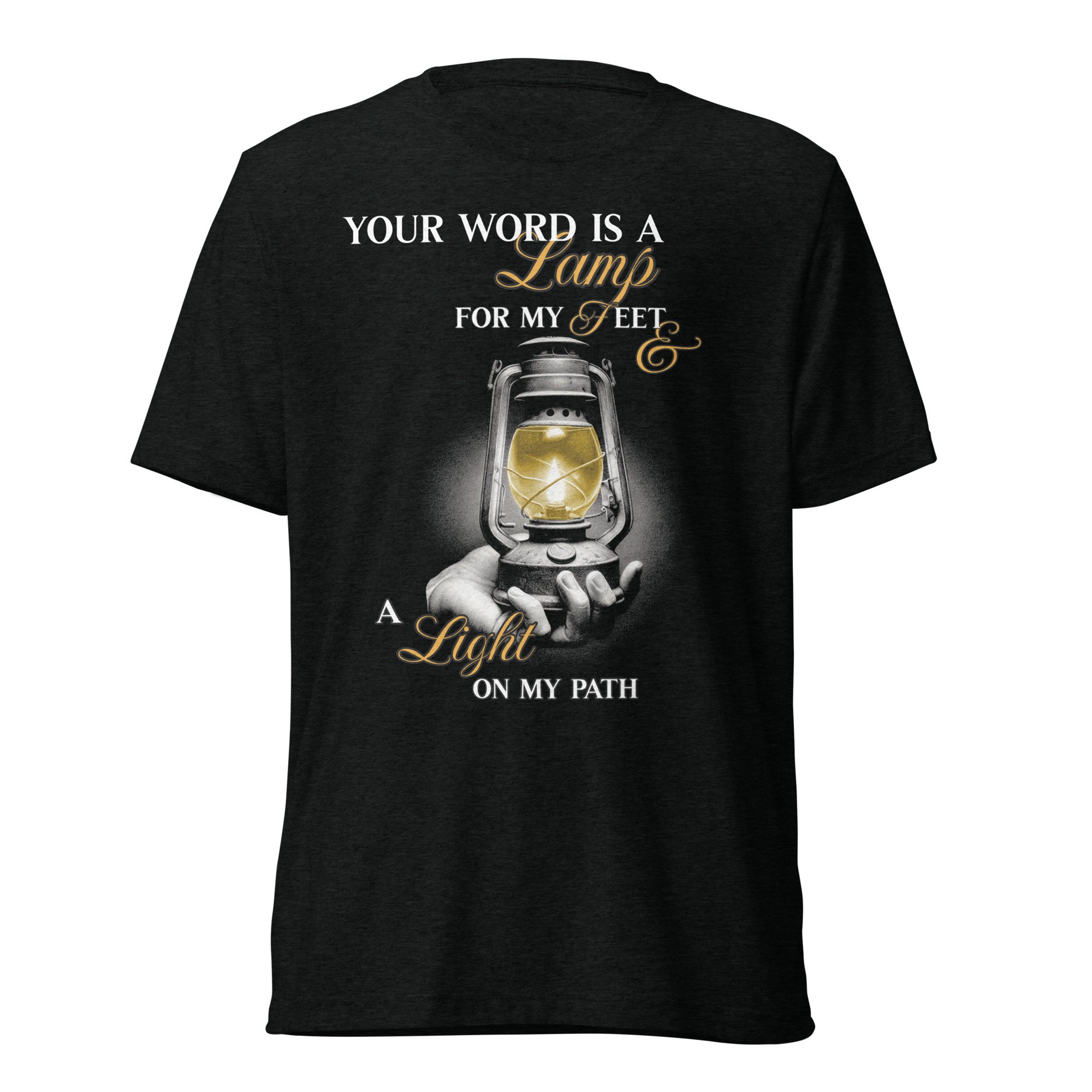 Unisex Lightweight Tri-Blend T-shirt | Bella + Canvas | Lamp for my feet