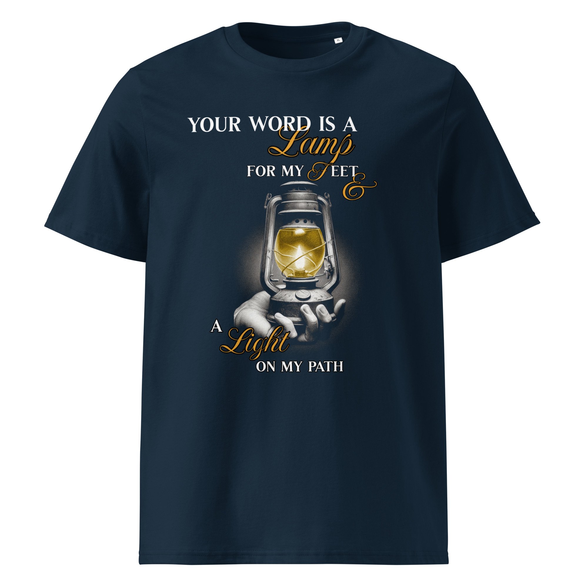 Unisex Organic Ribbed Neck T-shirt | Stanley/Stella | Lamp for my feet