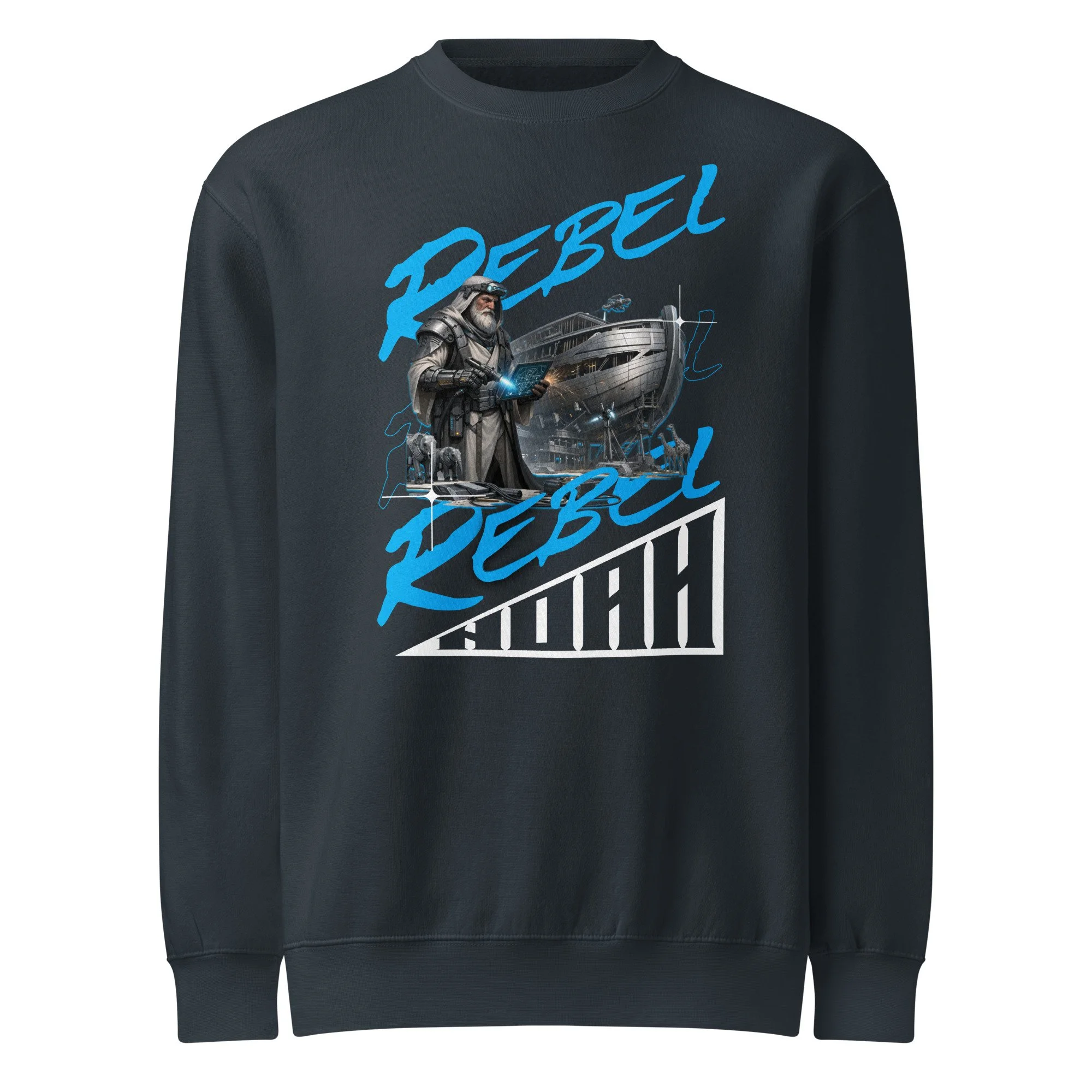 Unisex Premium Crew neck Sweatshirt | Lane Seven | Noah Rebel