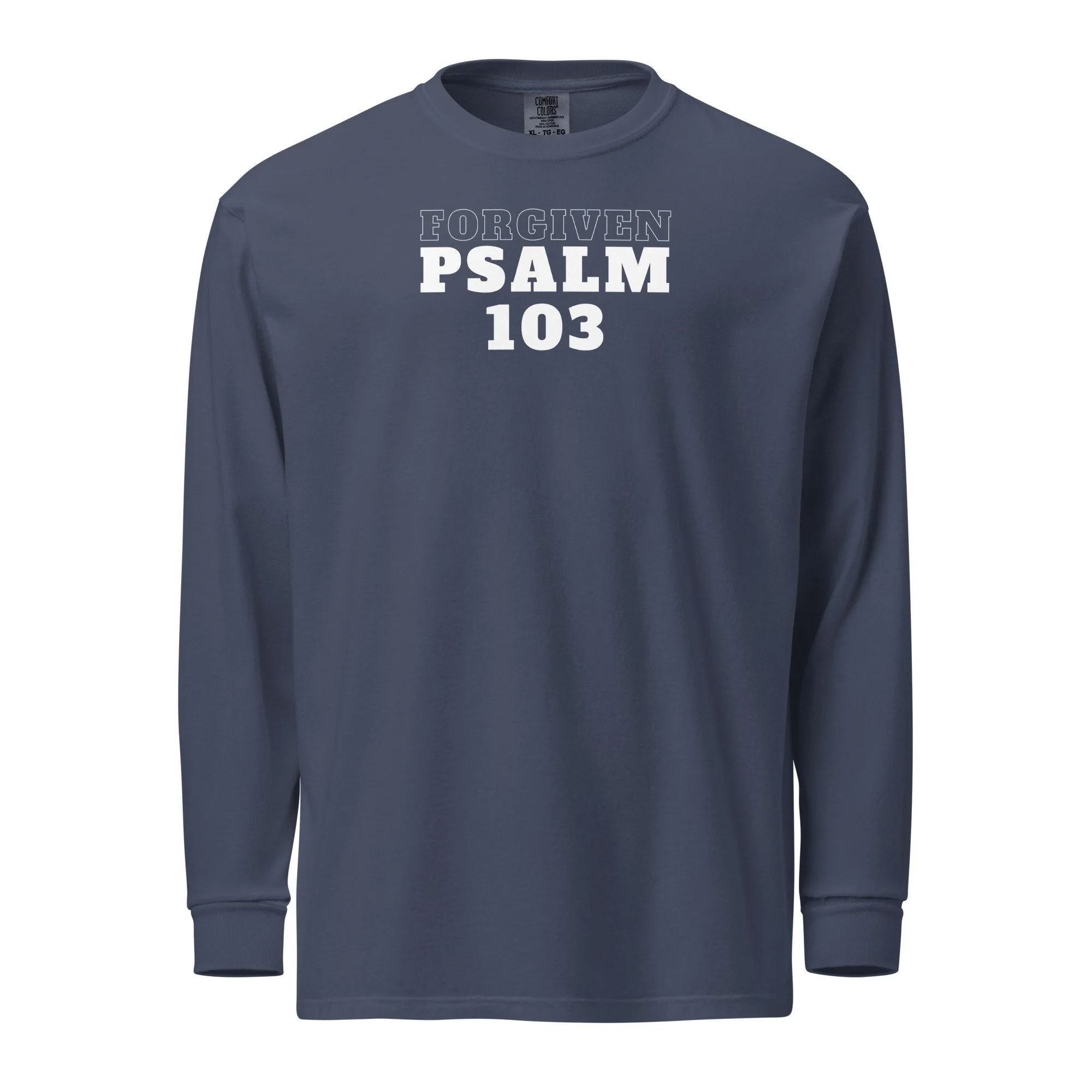 Unisex Heavyweight Long-sleeve Shirt | Comfort Colors | Forgiveness