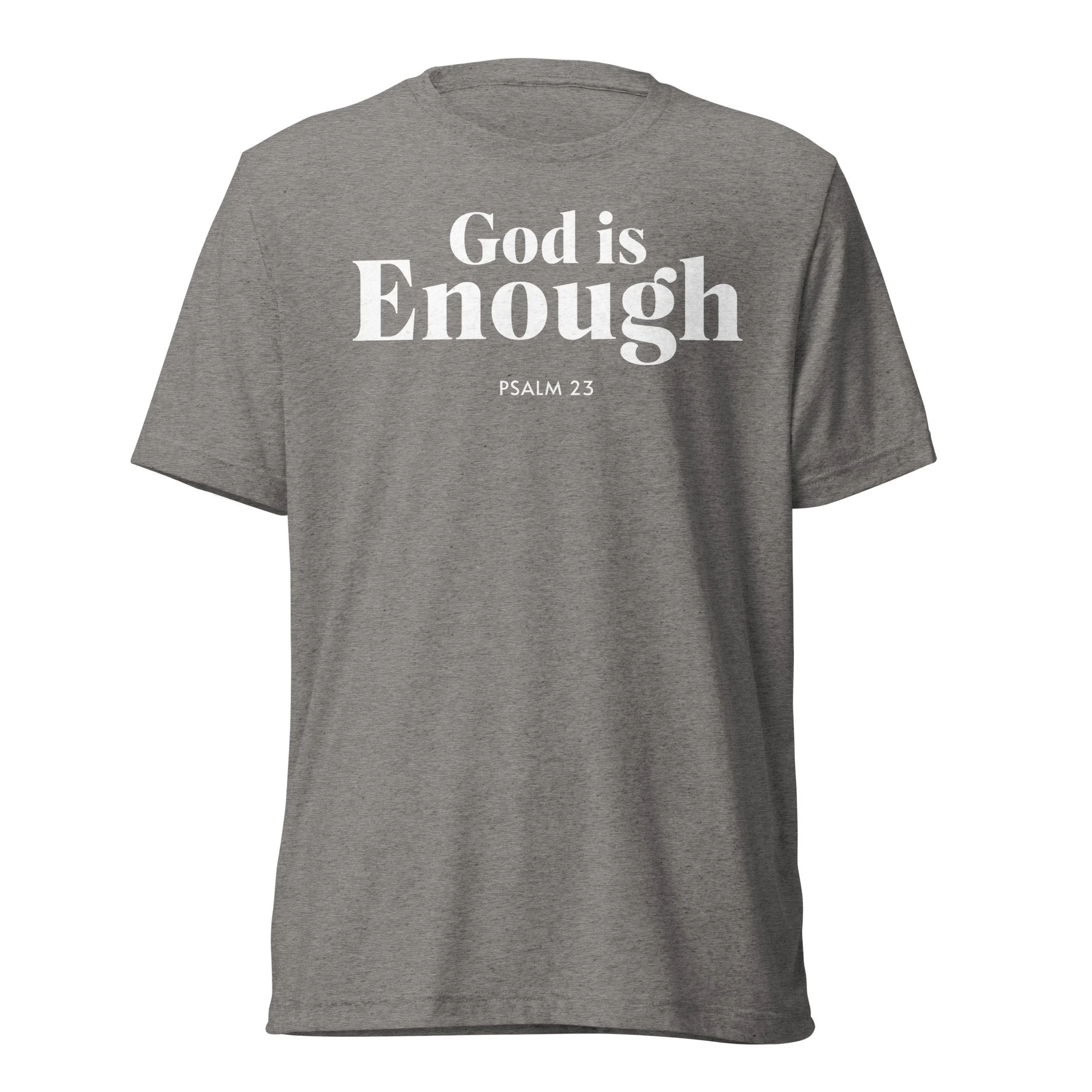 Unisex Lightweight Tri-Blend T-shirt | Bella + Canvas | God is Enough
