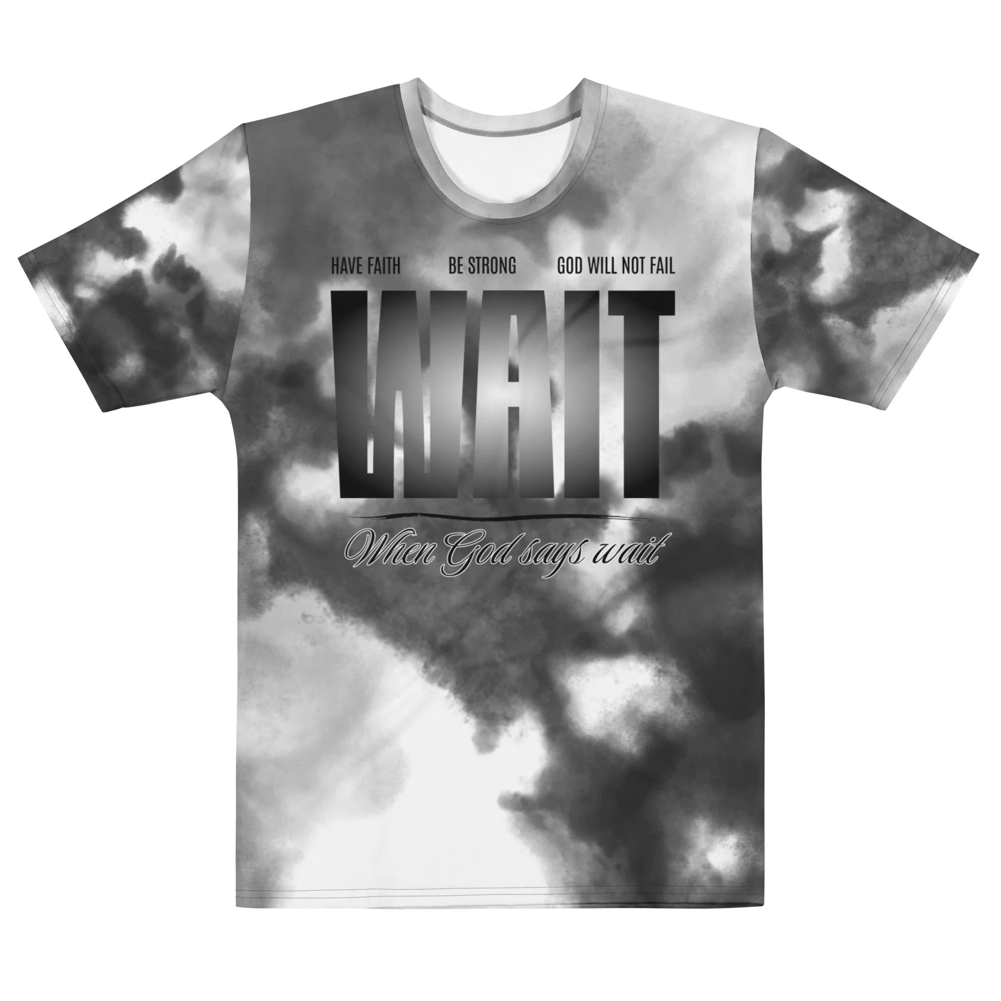 Unisex Cotton Crew Neck T-shirt | Wait