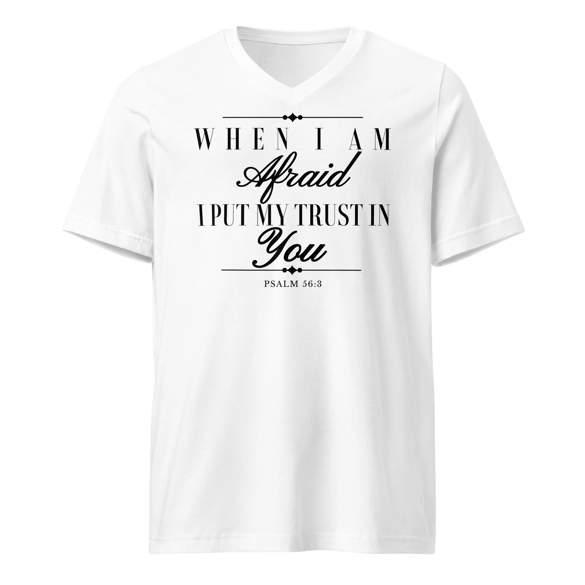 Unisex V-neck T-shirt | Bella + Canvas | My Trust