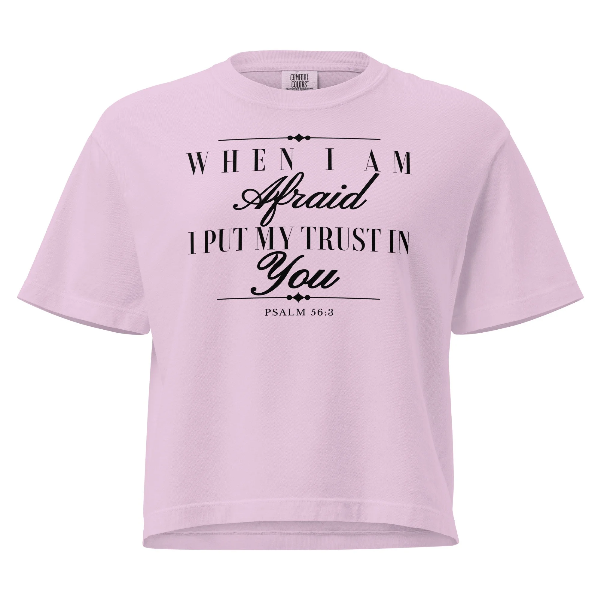Women's Heavyweight Boxy T-shirt | Comfort Colors | My Trust
