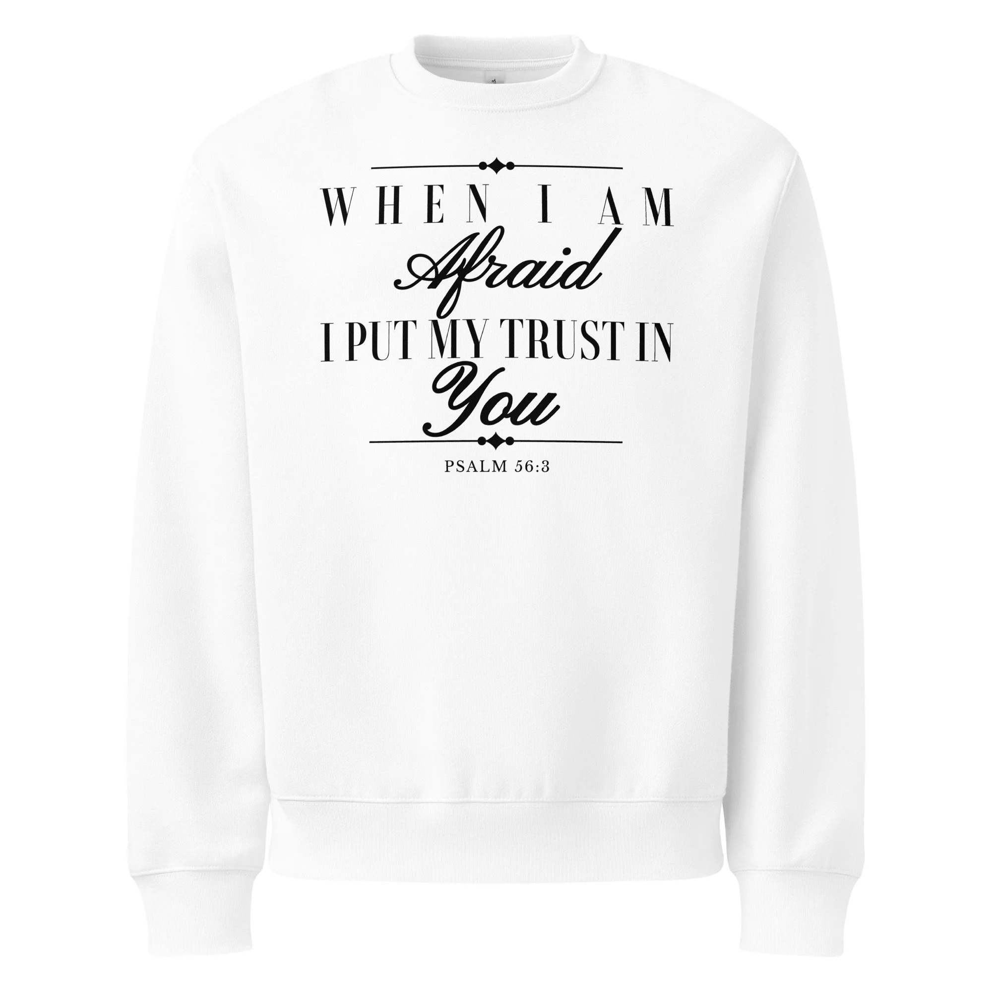 Unisex Oversized Heavyweight Sweatshirt | Bella + Canvas | My Trust
