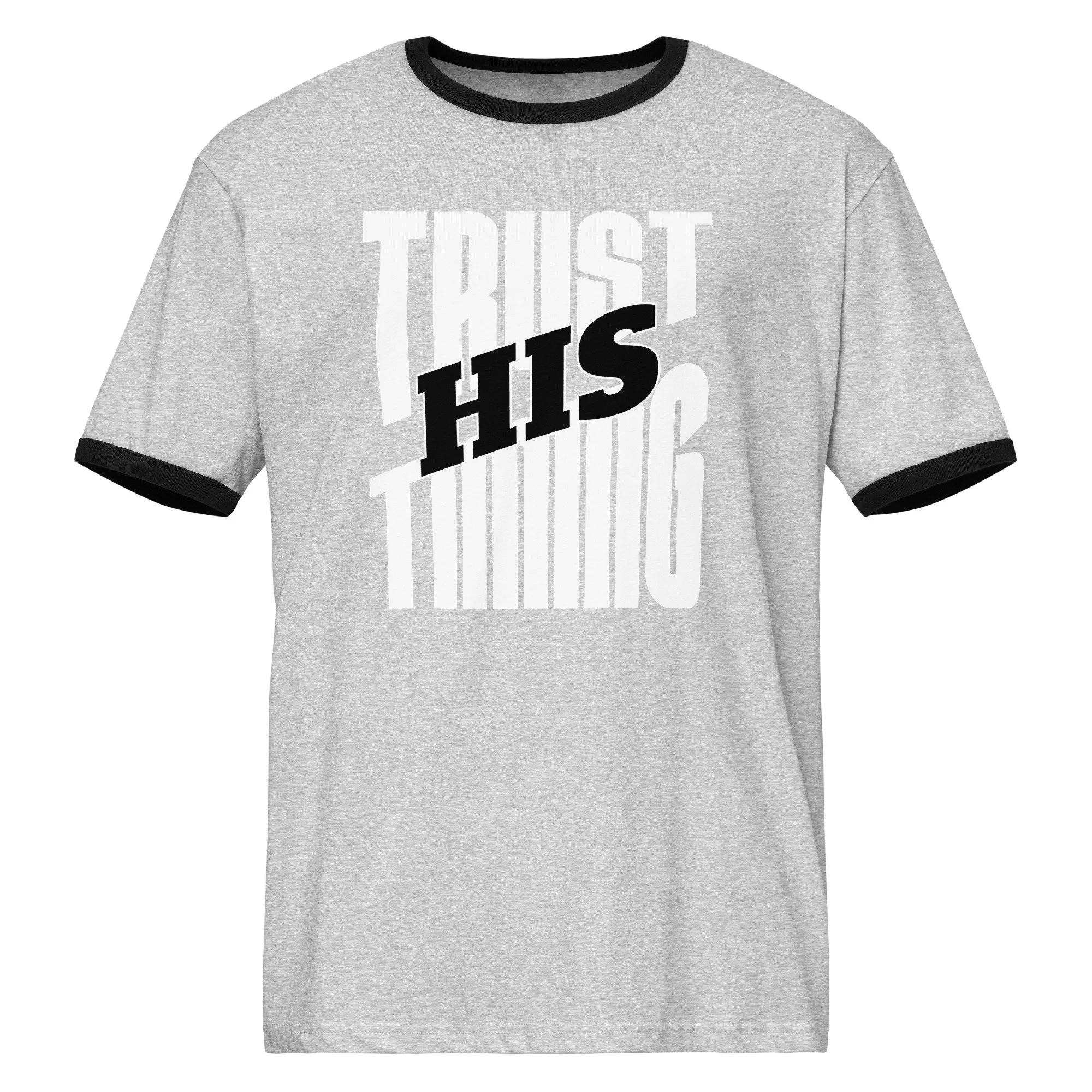 Unisex Ringer T-shirt | Next Level | Trust His Timing